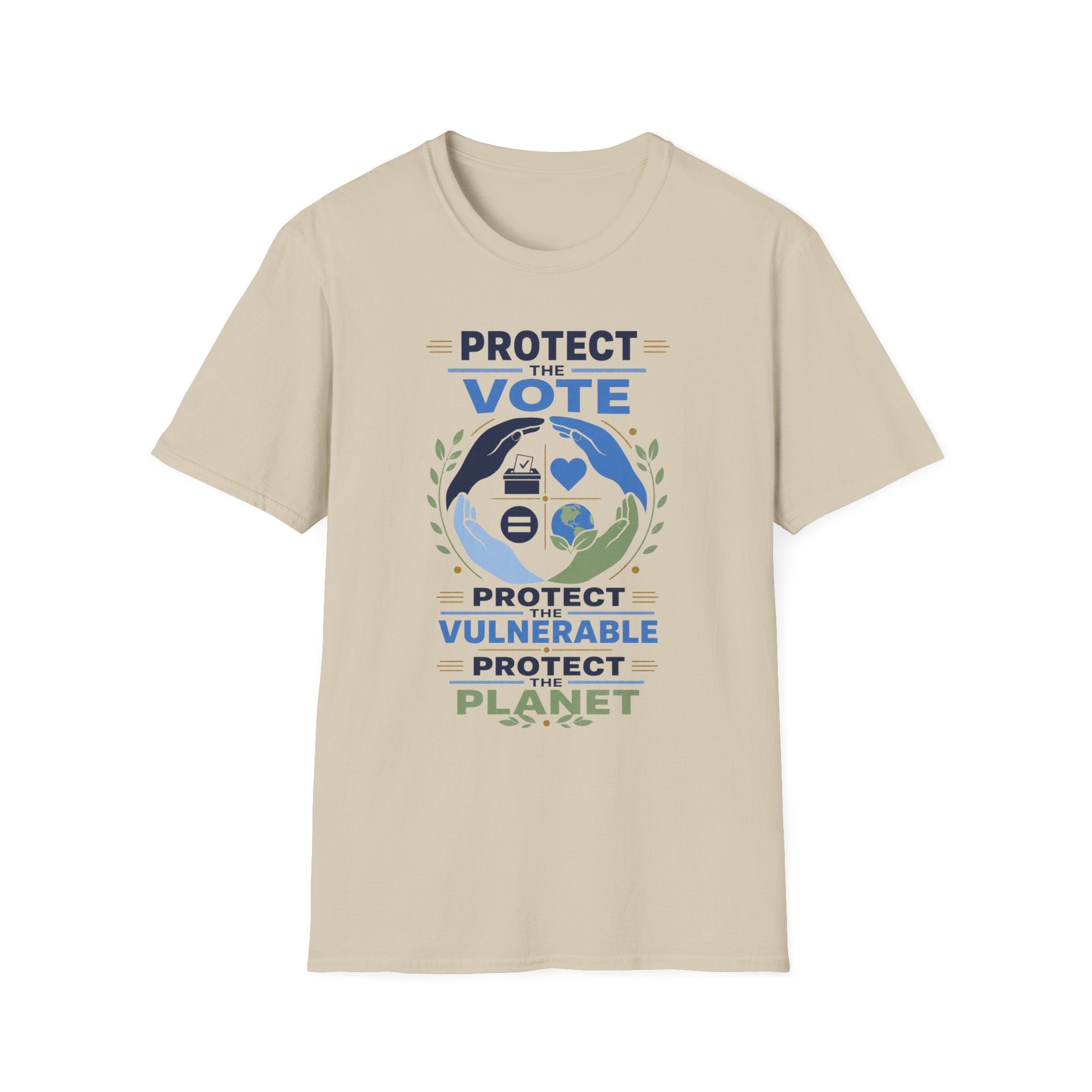 Protect the Vote T-Shirt — Voter Rights & Planet Protection Tee