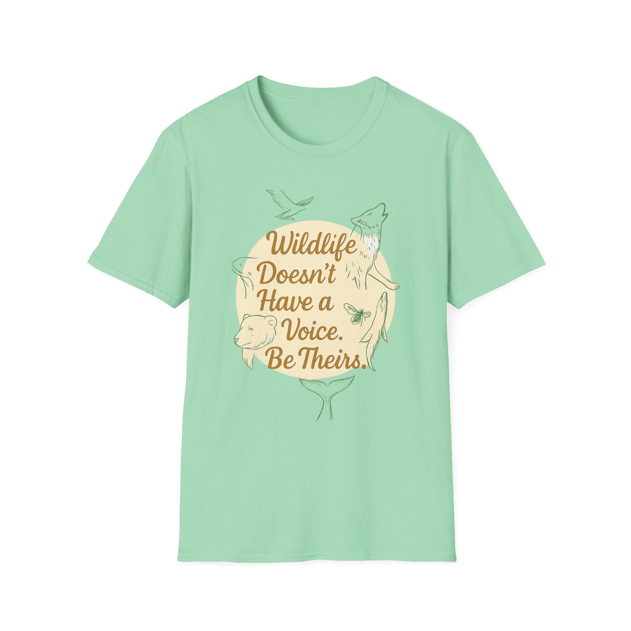 Wildlife Doesn't have a Voice Unisex Softstyle T-Shirt