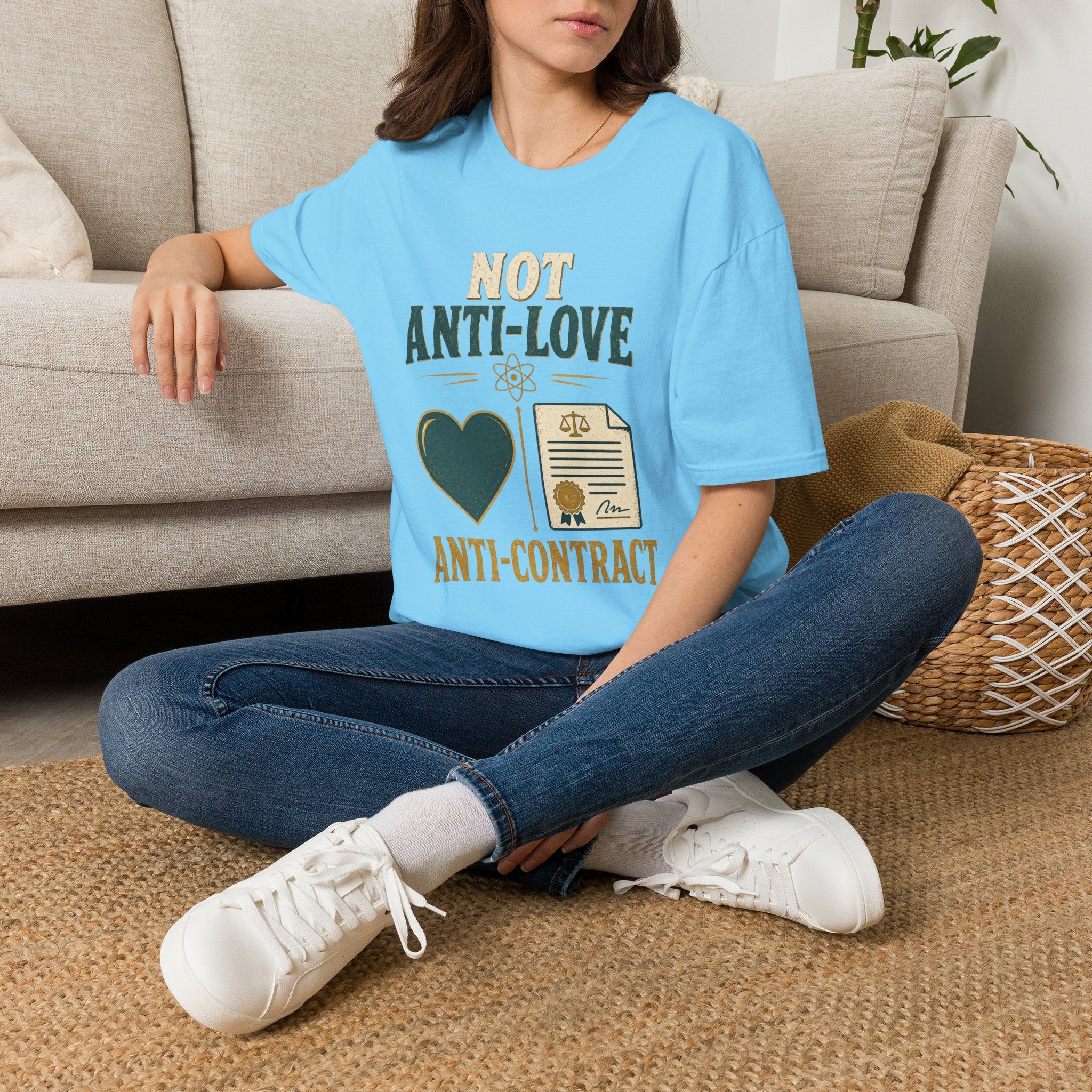 "Not Anti-Love, Anti-Contract" Graphic Tee