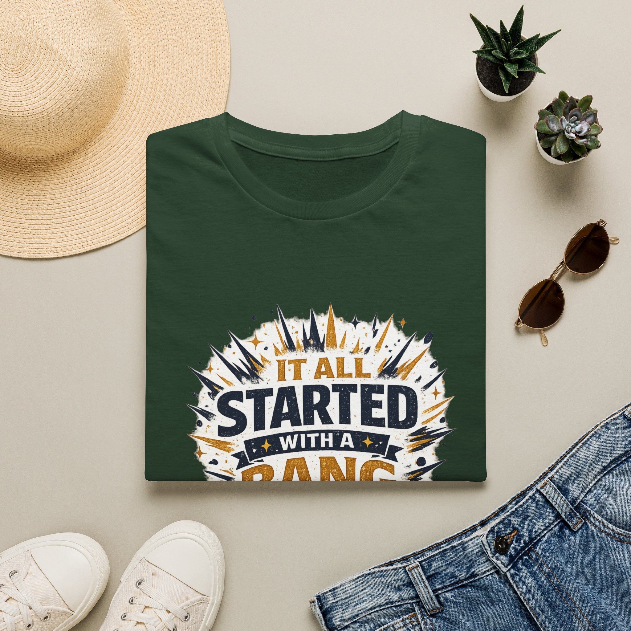 "It All Started With a Bang" Space Graphic Tee