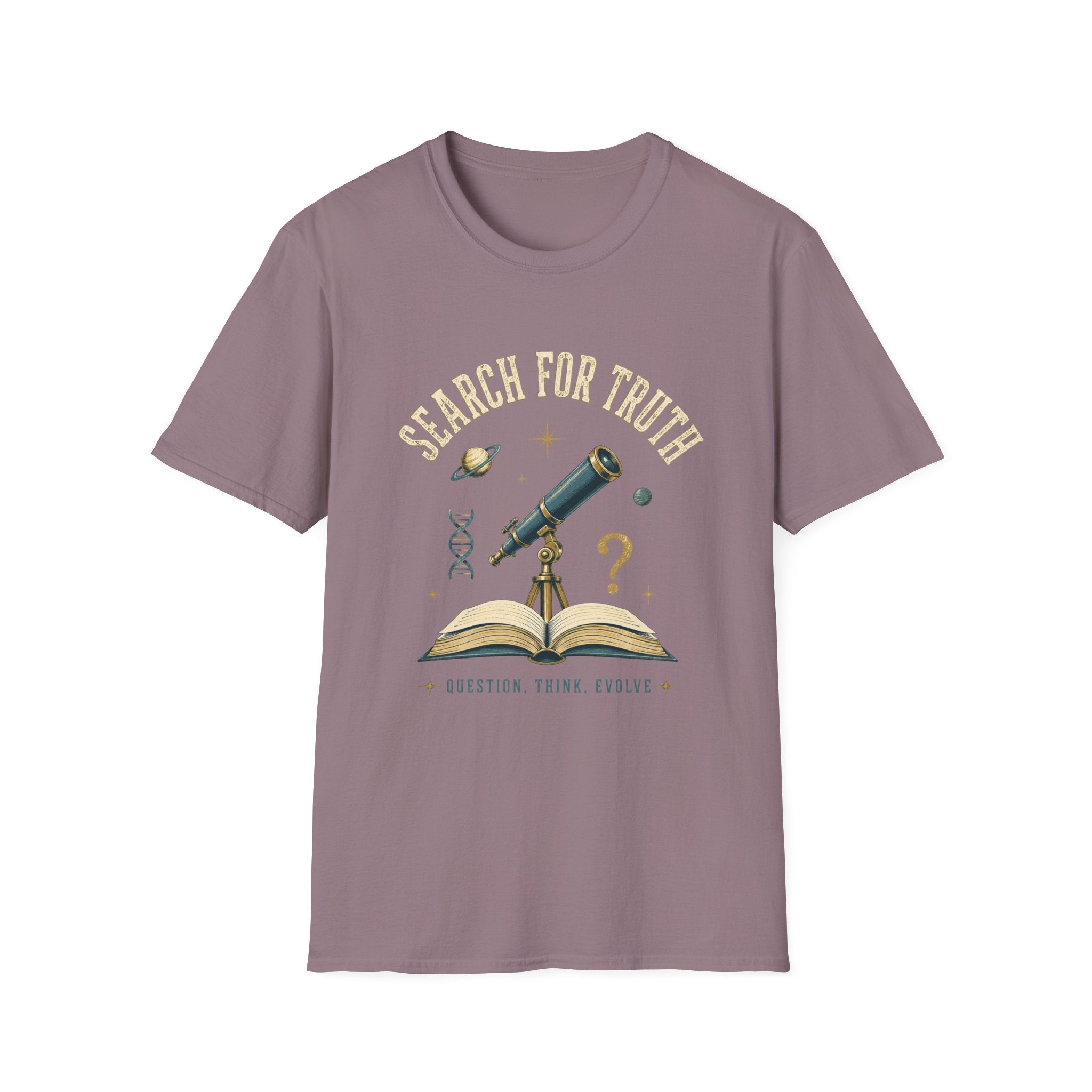Search for Truth T-Shirt — Telescope Astronomy Graphic Tee