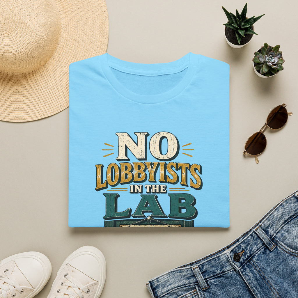 "No Lobbyists in the Lab" Vintage Science Tee