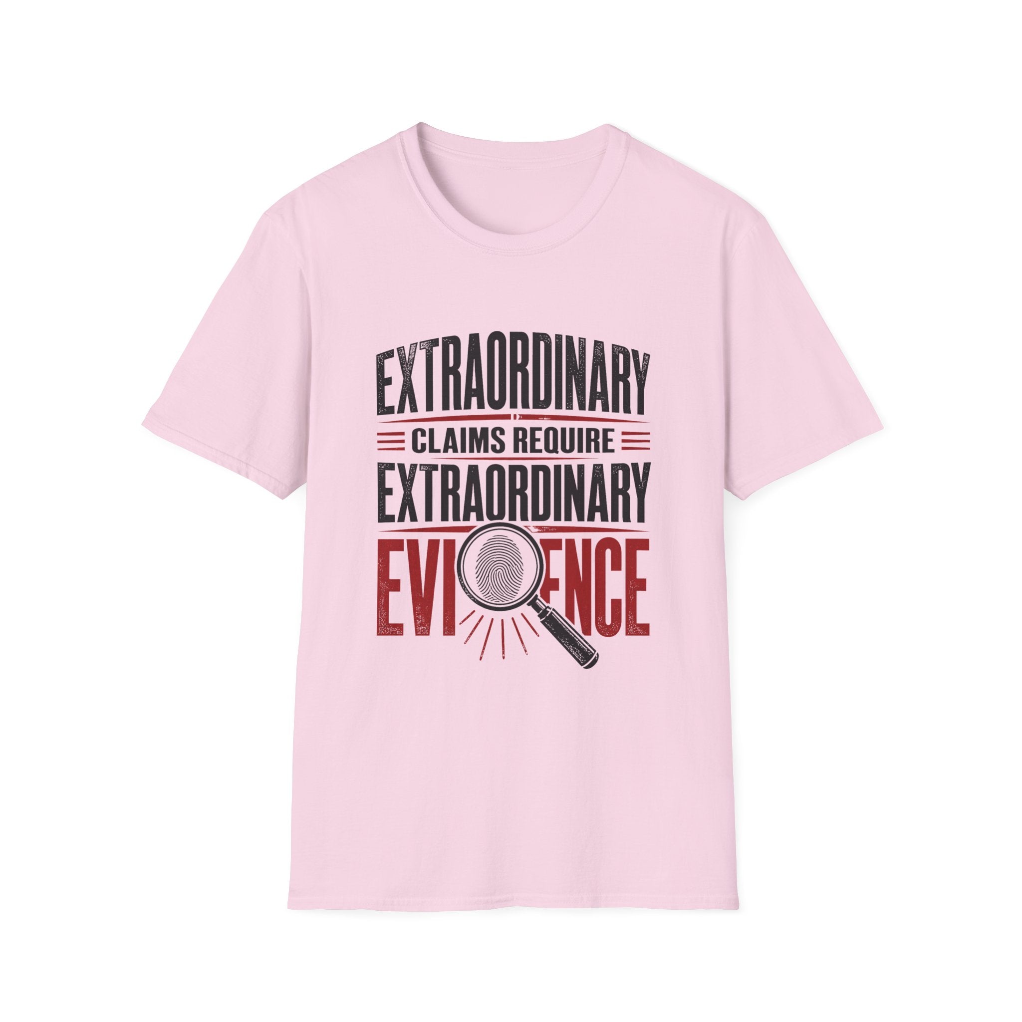 Extraordinary Claims Unisex Softstyle T-Shirt