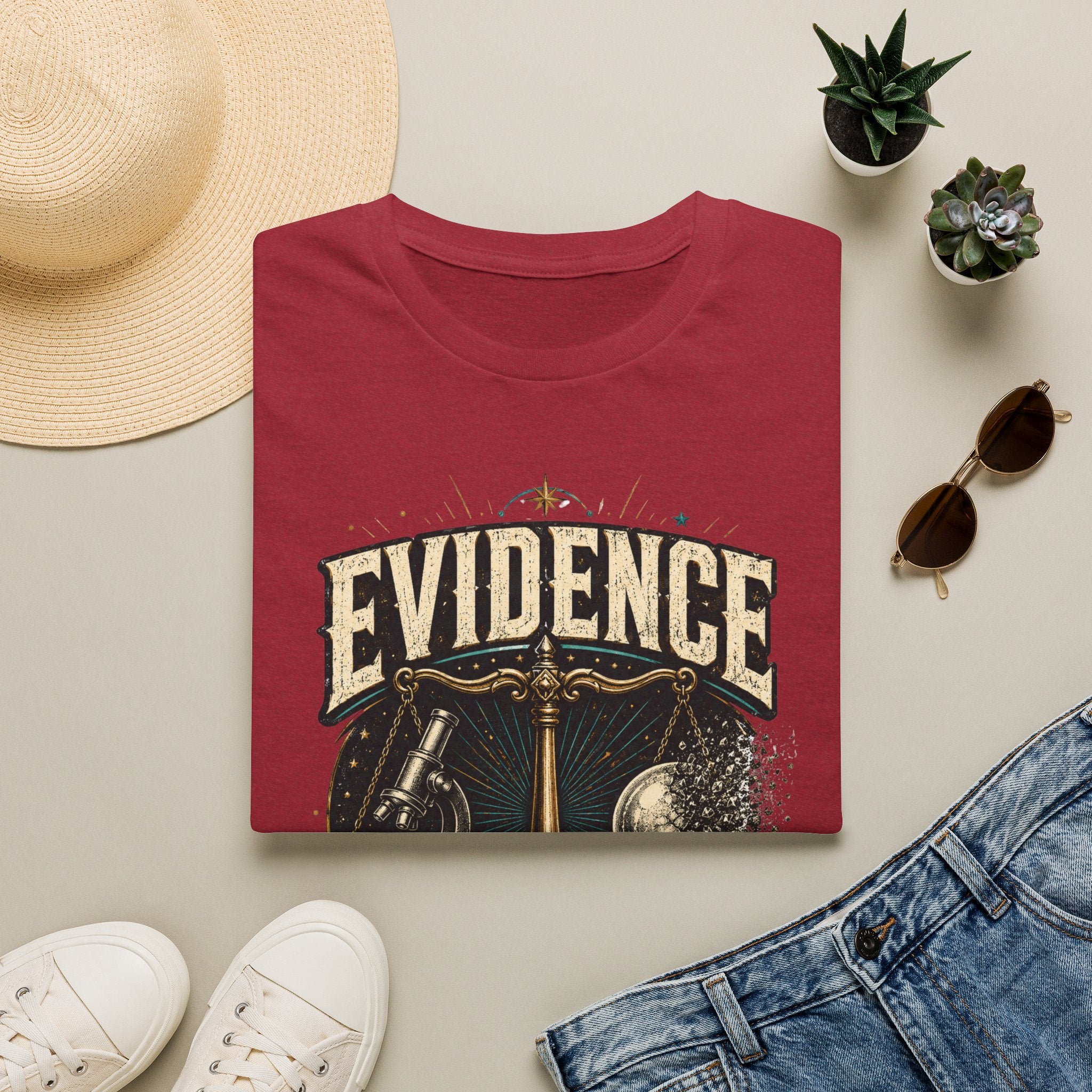 Evidence Over Everything T-Shirt — Forensic & Investigator Tee