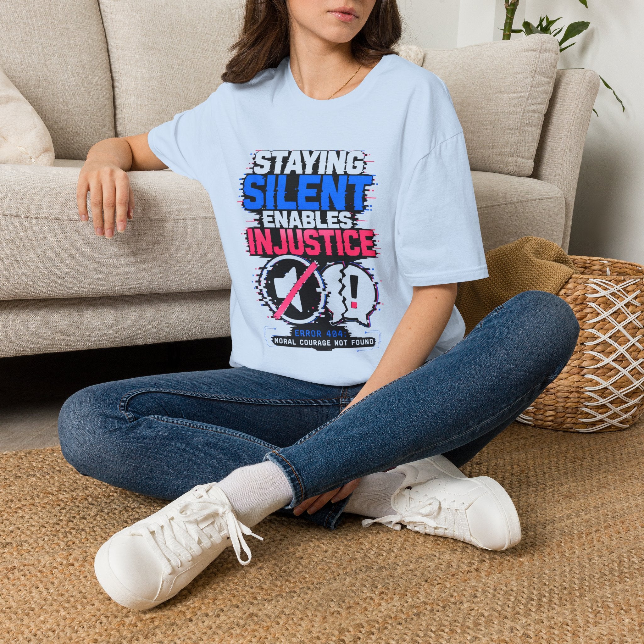Staying Silent Enables Injustice T-Shirt — Activist Message Tee