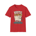 "Vote Like You Read the Footnotes" Vintage Voter Education Tee