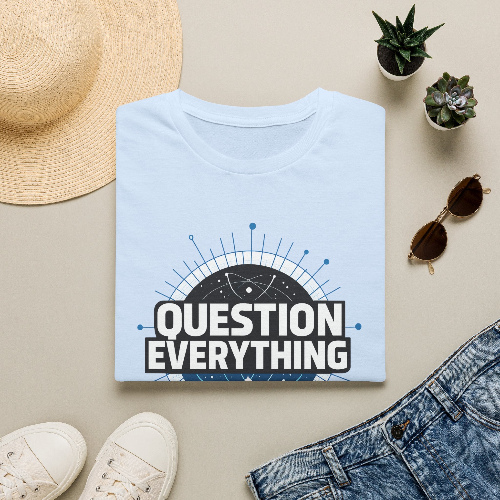 Question Everything T-Shirt — Skeptic Science Graphic Tee