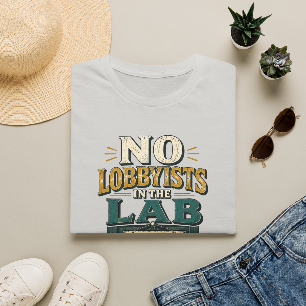 "No Lobbyists in the Lab" Vintage Science Tee