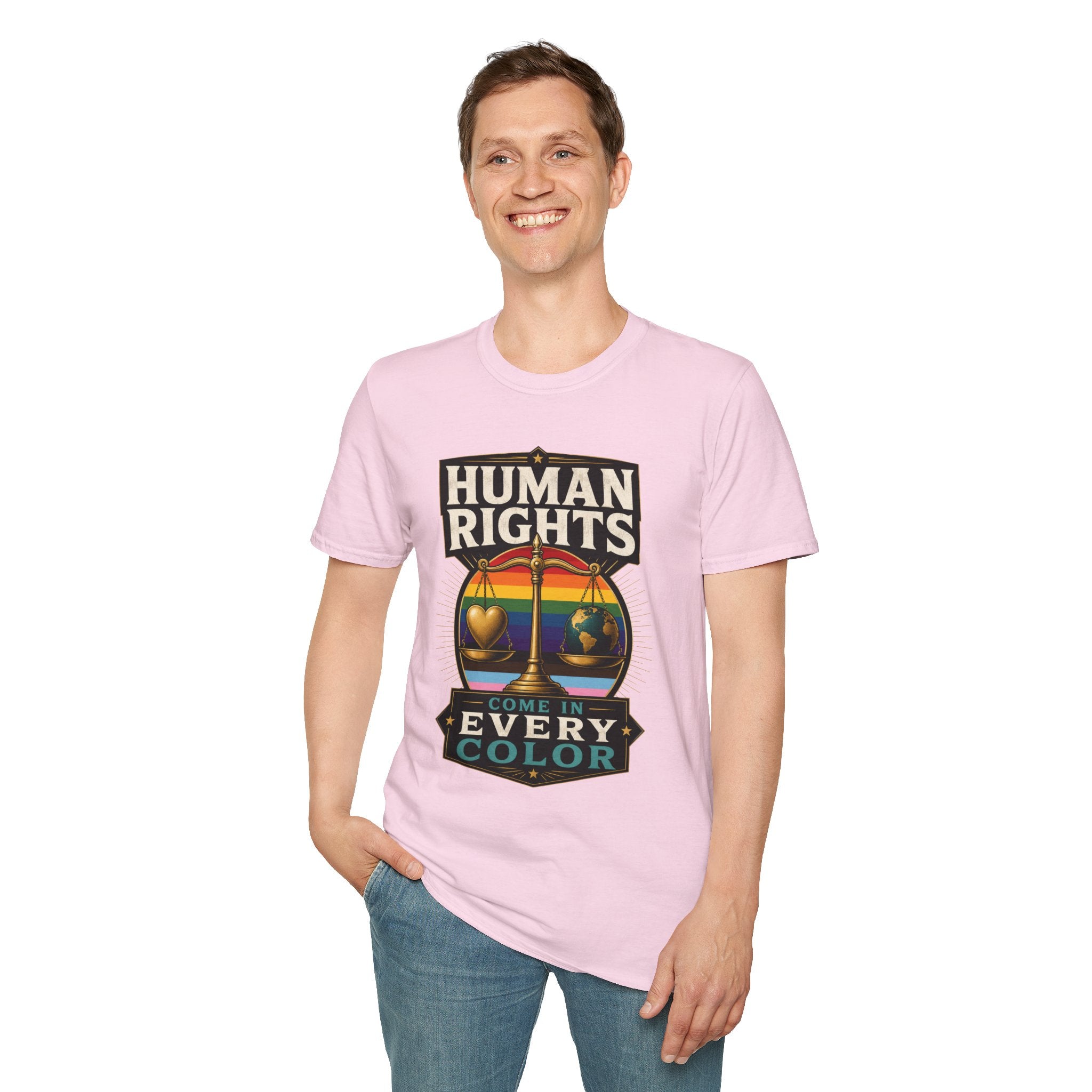 Human Rights T-Shirt — Love in Every Color LGBTQ+ Pride Tee