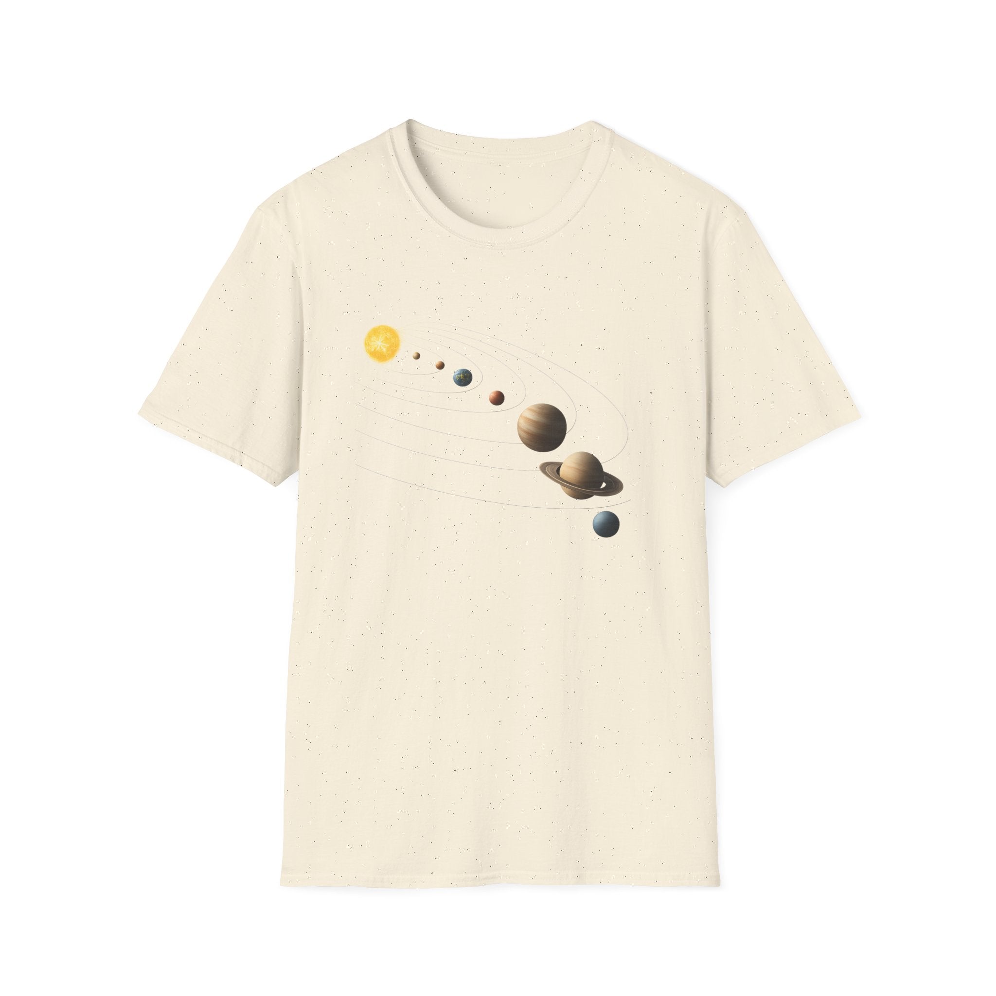 Solar System image Unisex Softstyle T-Shirt