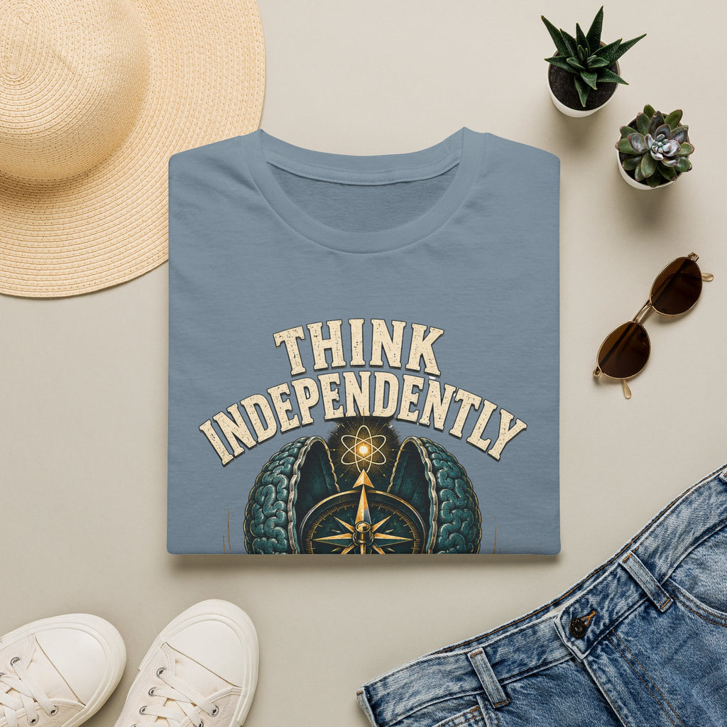 Think Independently T-Shirt — 'Verify Relentlessly' Graphic Tee