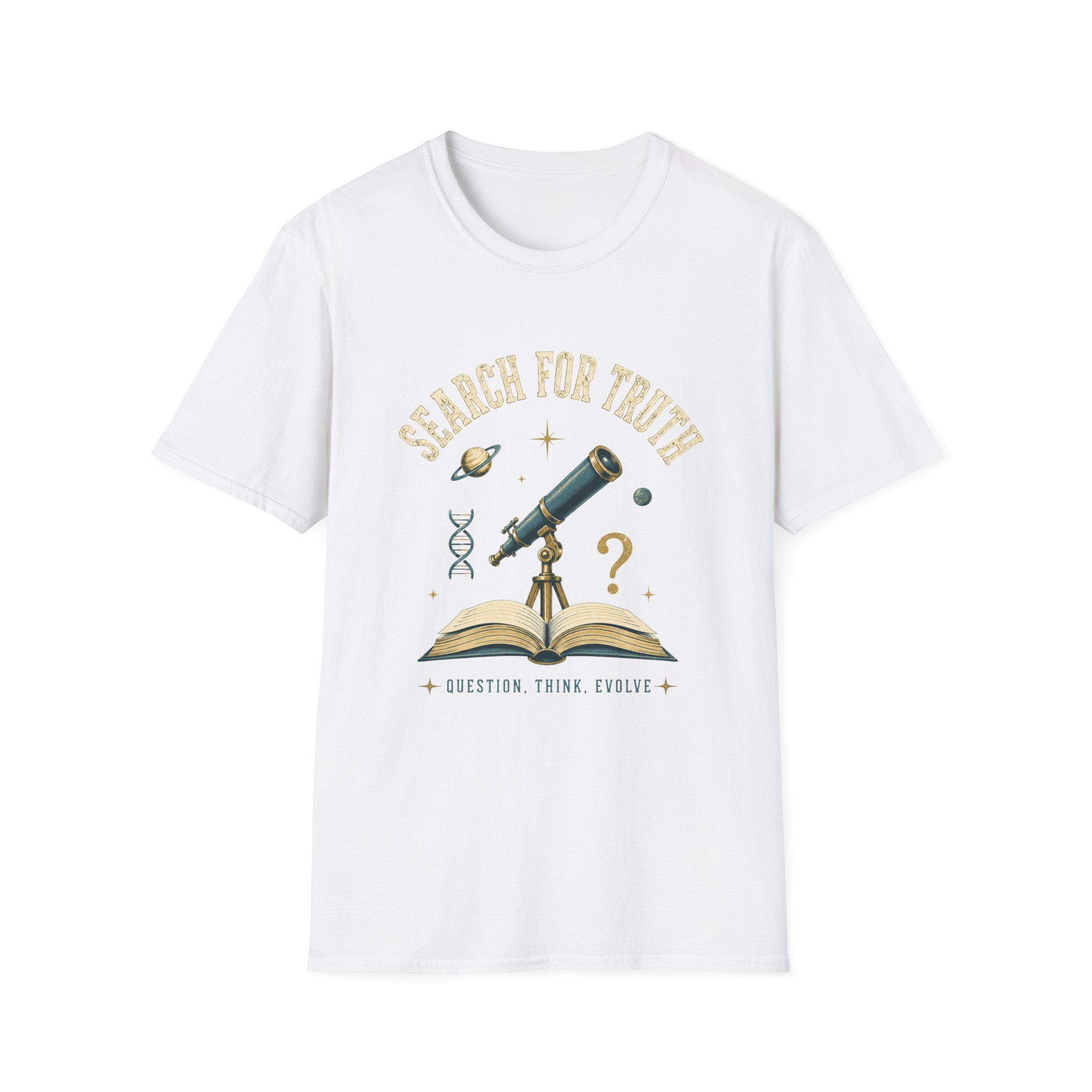 Search for Truth T-Shirt — Telescope Astronomy Graphic Tee