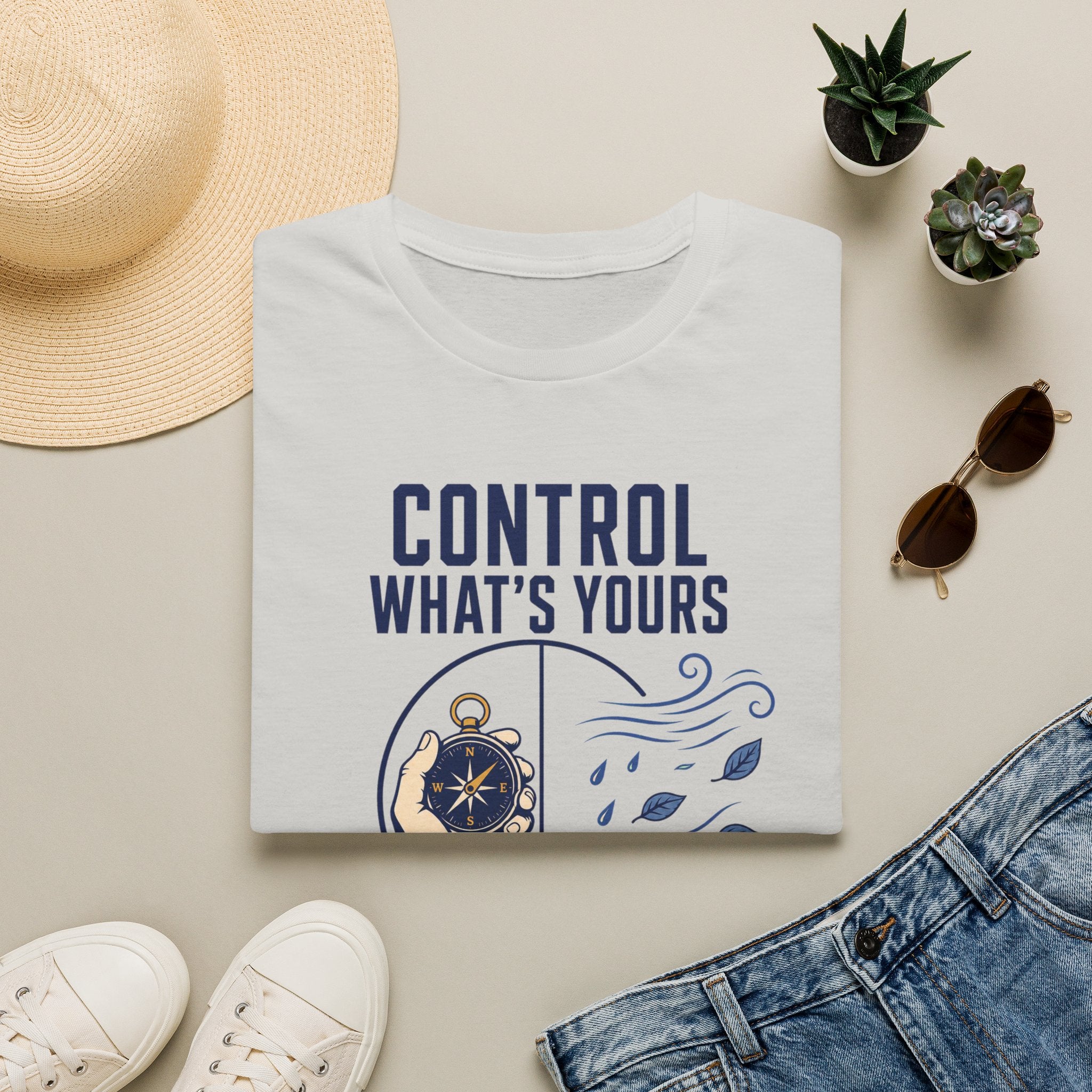Control What's Yours T-Shirt — "Control What's Yours, Release What Isn't" Inspirational Tee