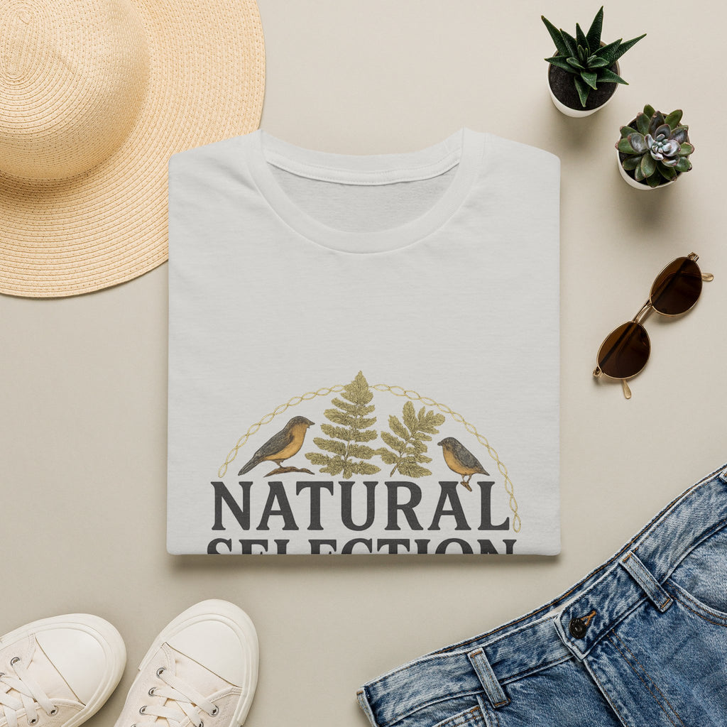 Natural Selection T-Shirt — Botanical Birds Graphic Tee