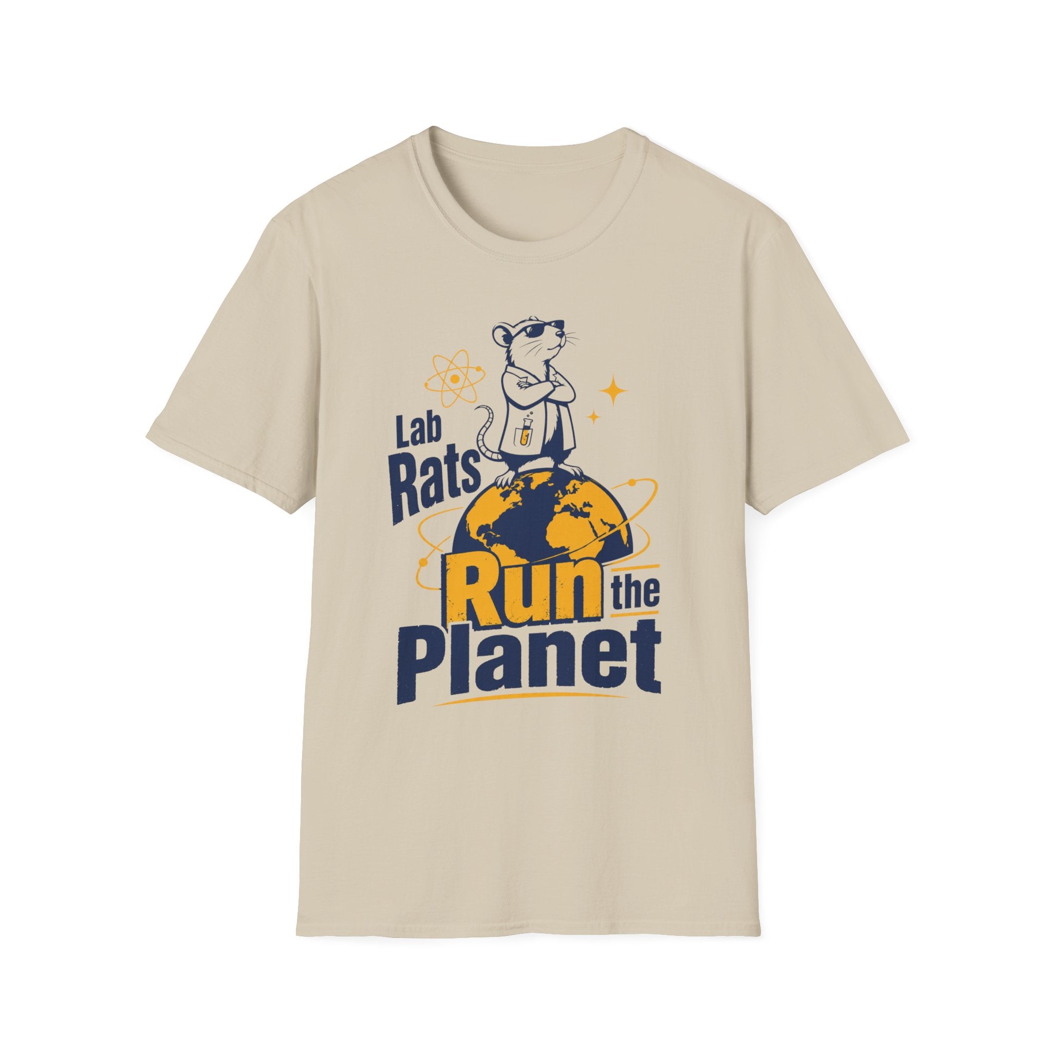 Lab Rats Run the Planet Unisex Softstyle T-Shirt