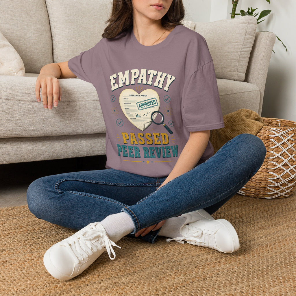 Empathy Passed Peer Review T-Shirt — 'Empathy Approved' Medical / Counseling Tee