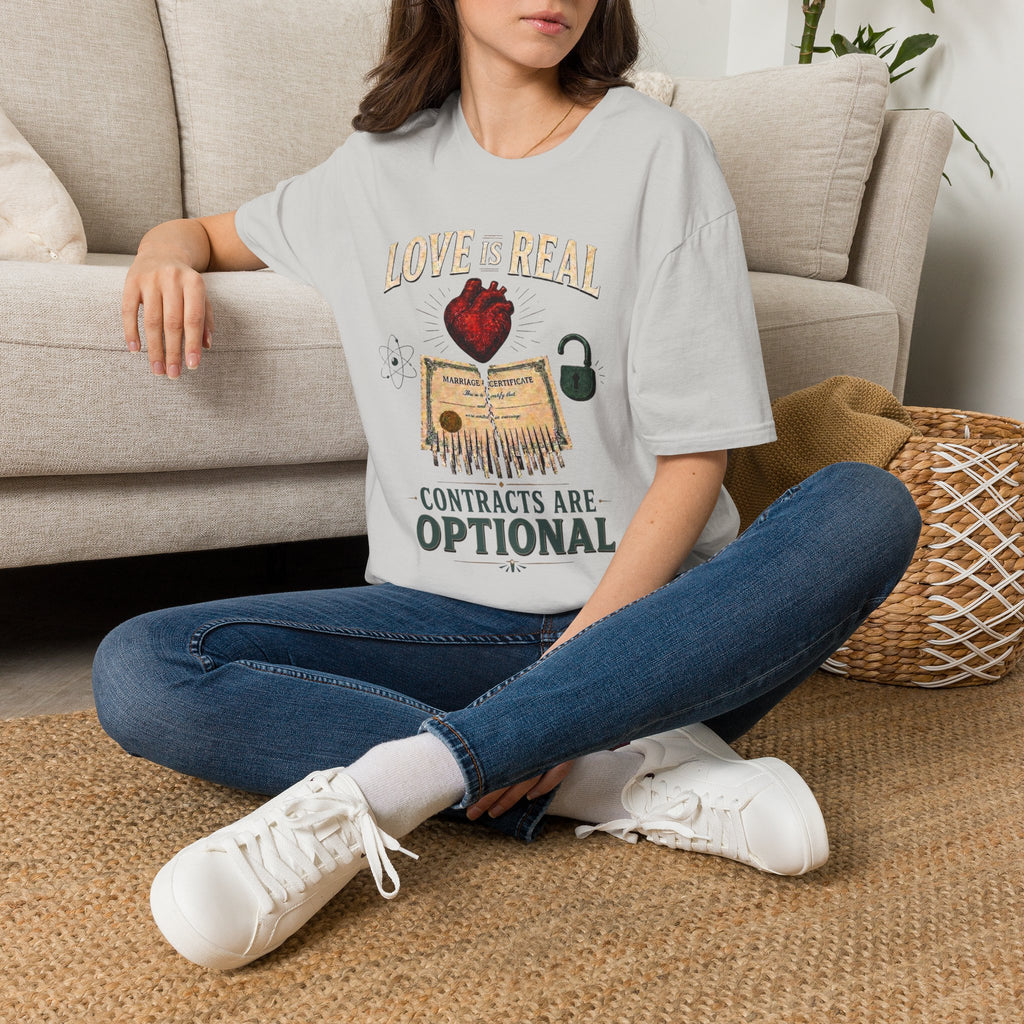 Love Is Real, Contracts Are Optional Graphic Tee
