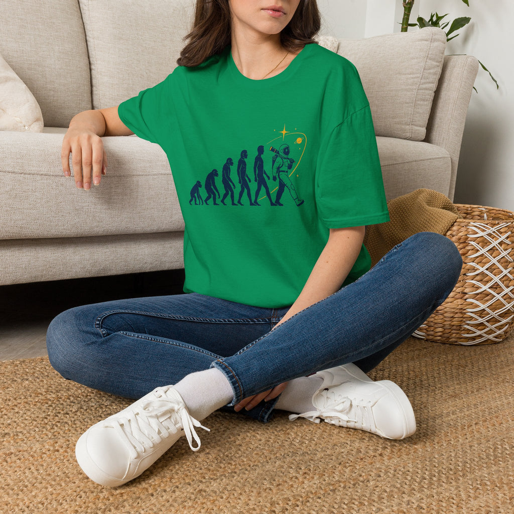 Evolution to Astronaut T-Shirt — Funny Space Exploration Tee