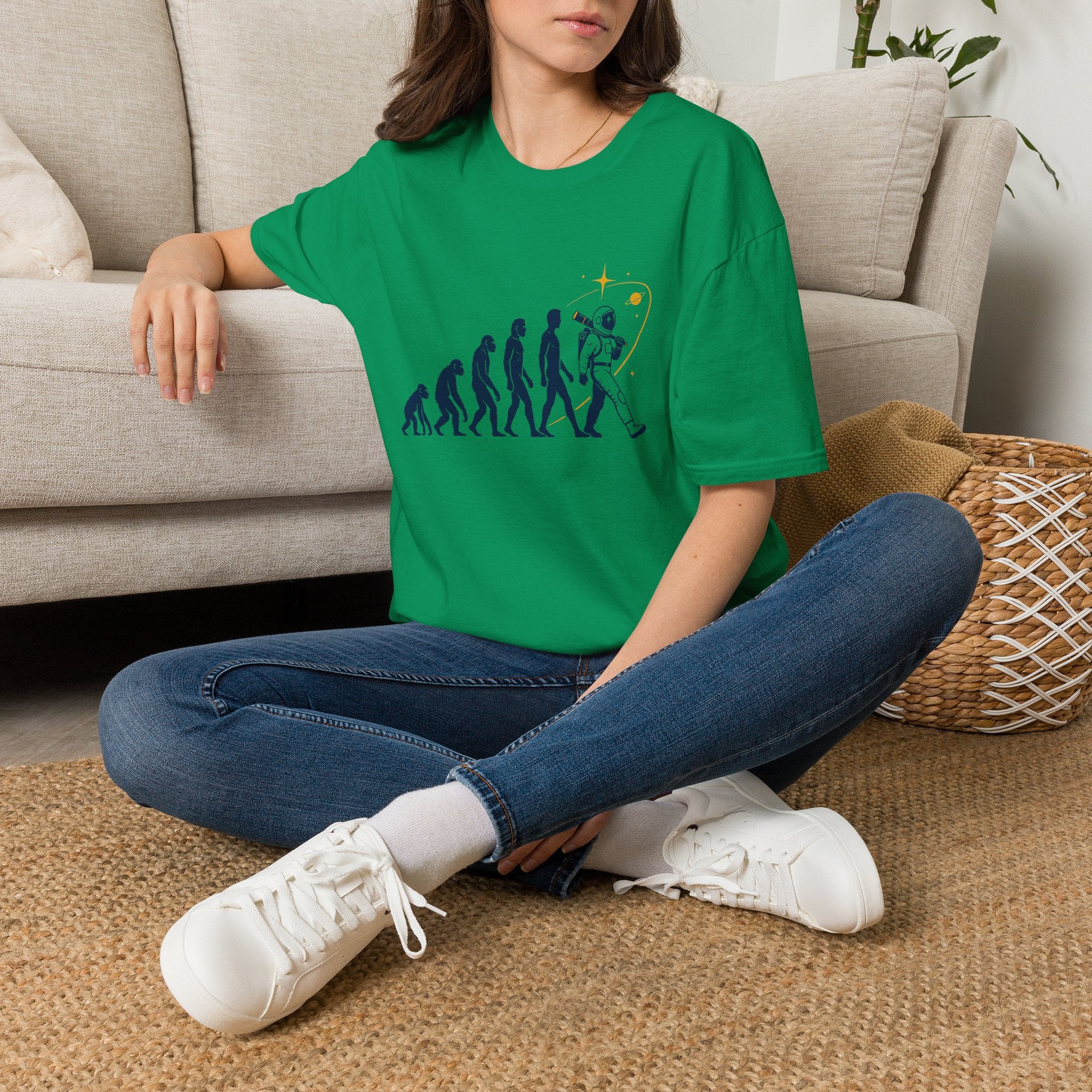 Evolution to Astronaut T-Shirt — Funny Space Exploration Tee