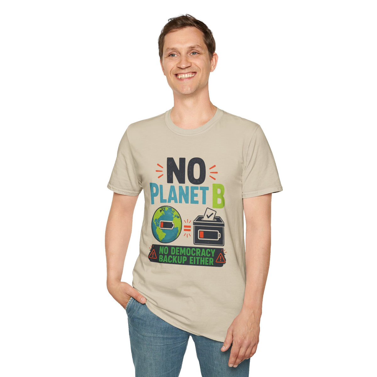 No Planet B T-Shirt — Eco Activist Climate Change Tee