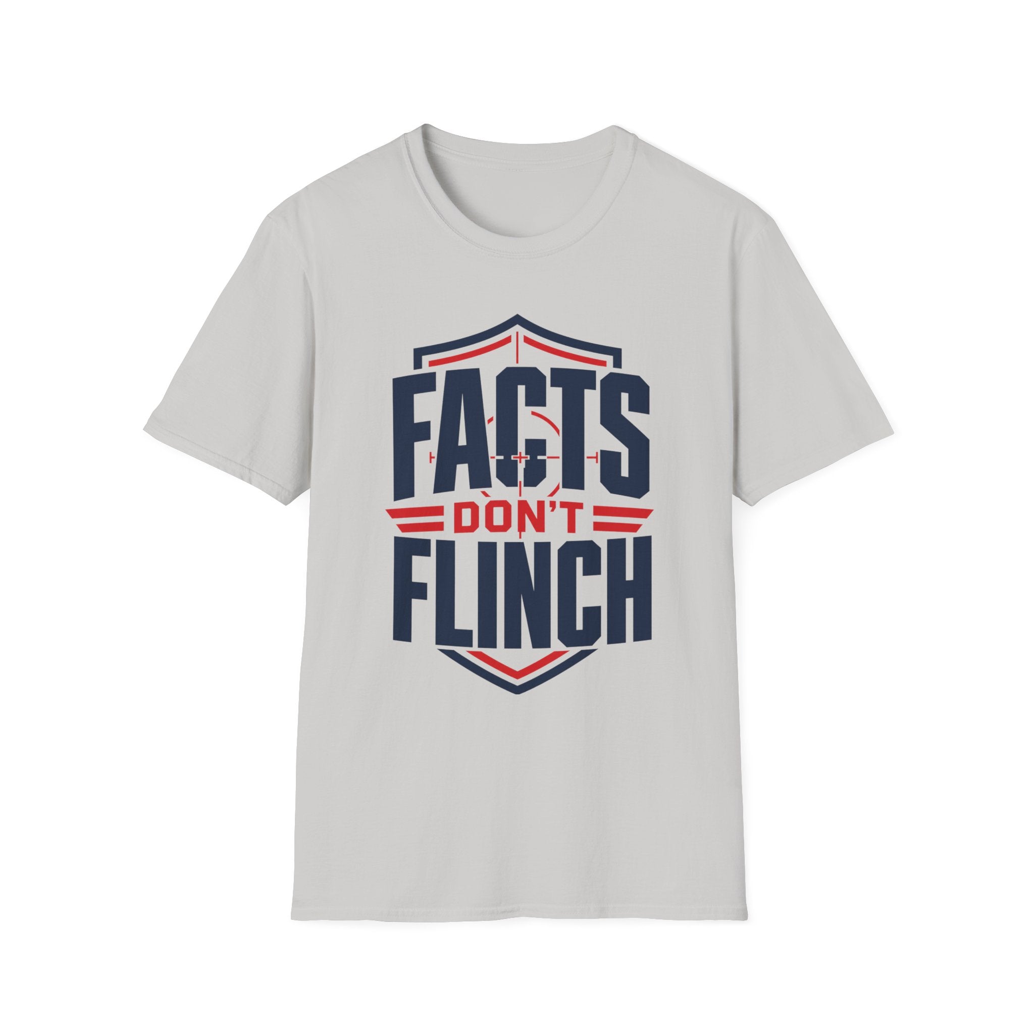 Facts Don't Flinch Unisex Softstyle T-Shirt