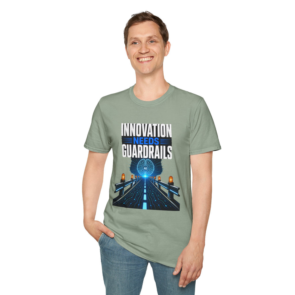 Innovation Needs Guardrails T-Shirt — AI Ethics & Responsible Tech Tee