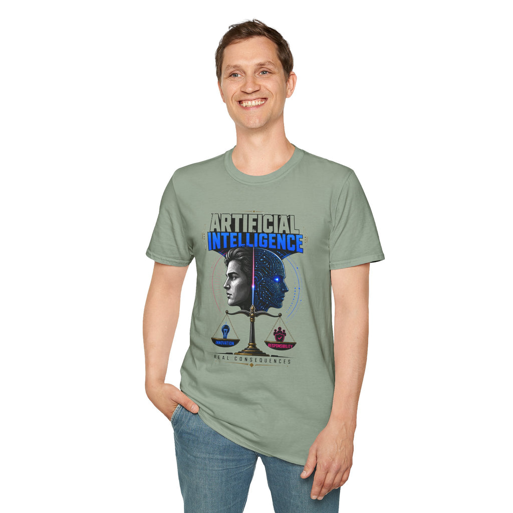 Artificial Intelligence T-Shirt — Futuristic Tech Graphic Tee