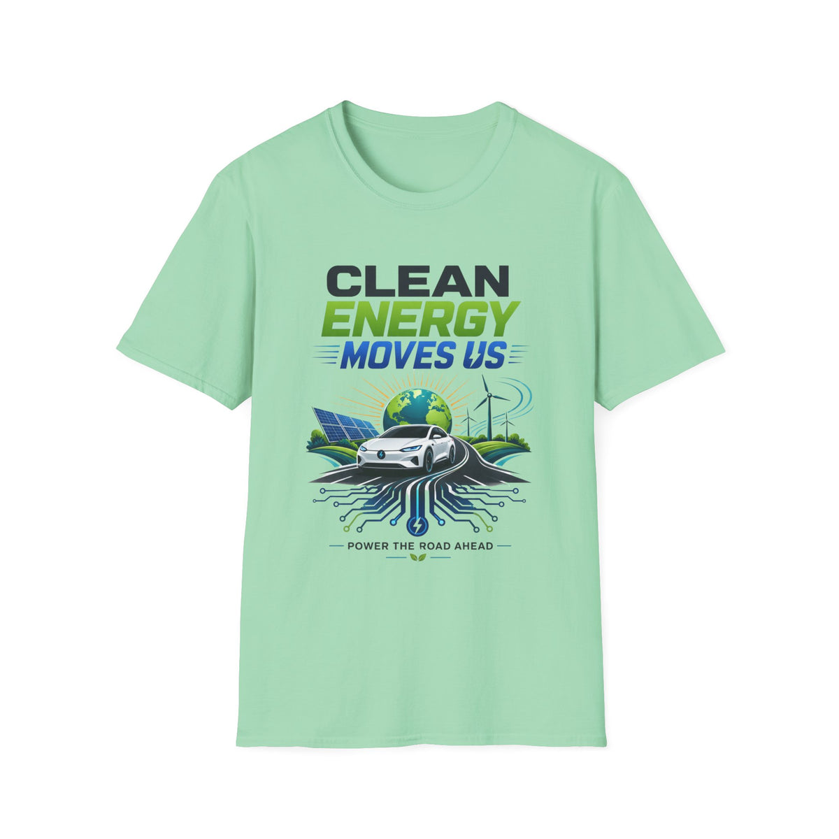 Clean Energy Moves Us T‑Shirt