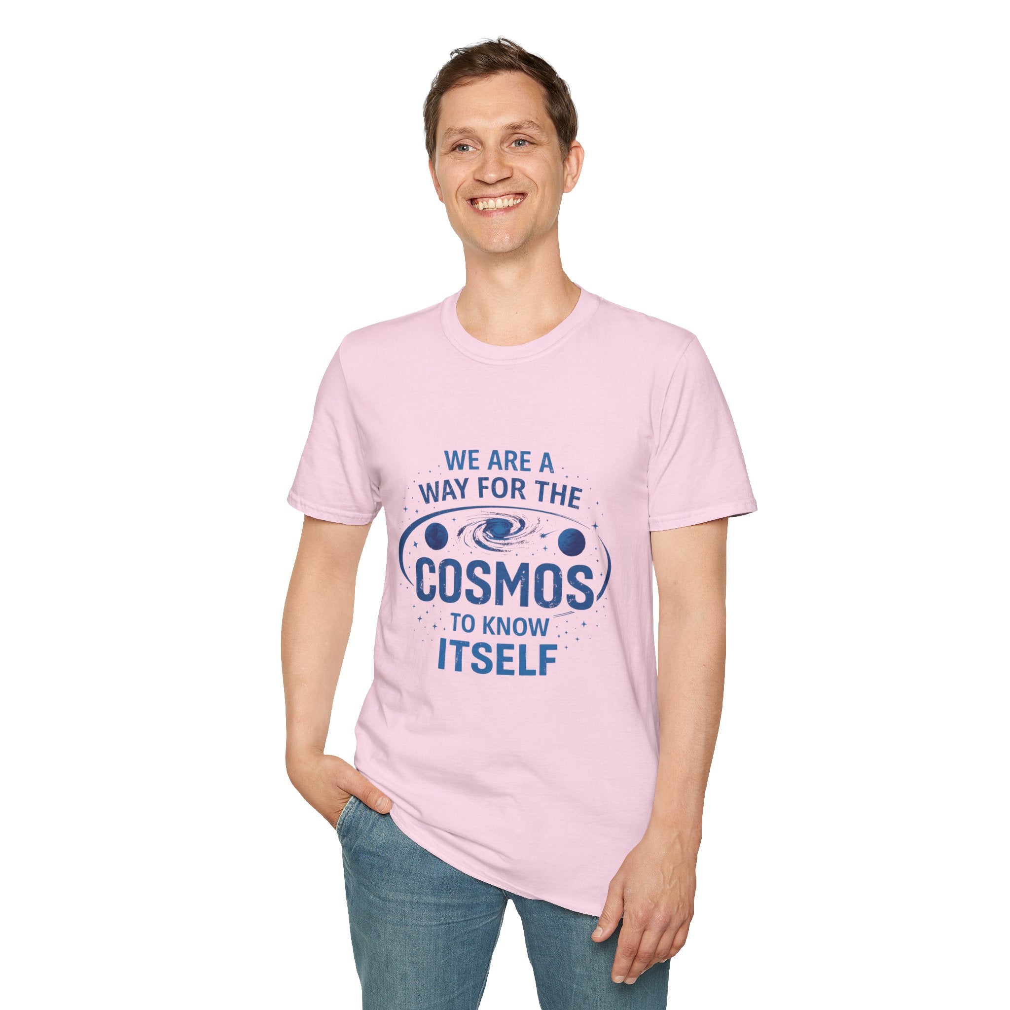 Cosmos T-Shirt — "We Are a Way for the Cosmos to Know Itself" Astronautic Graphic Tee
