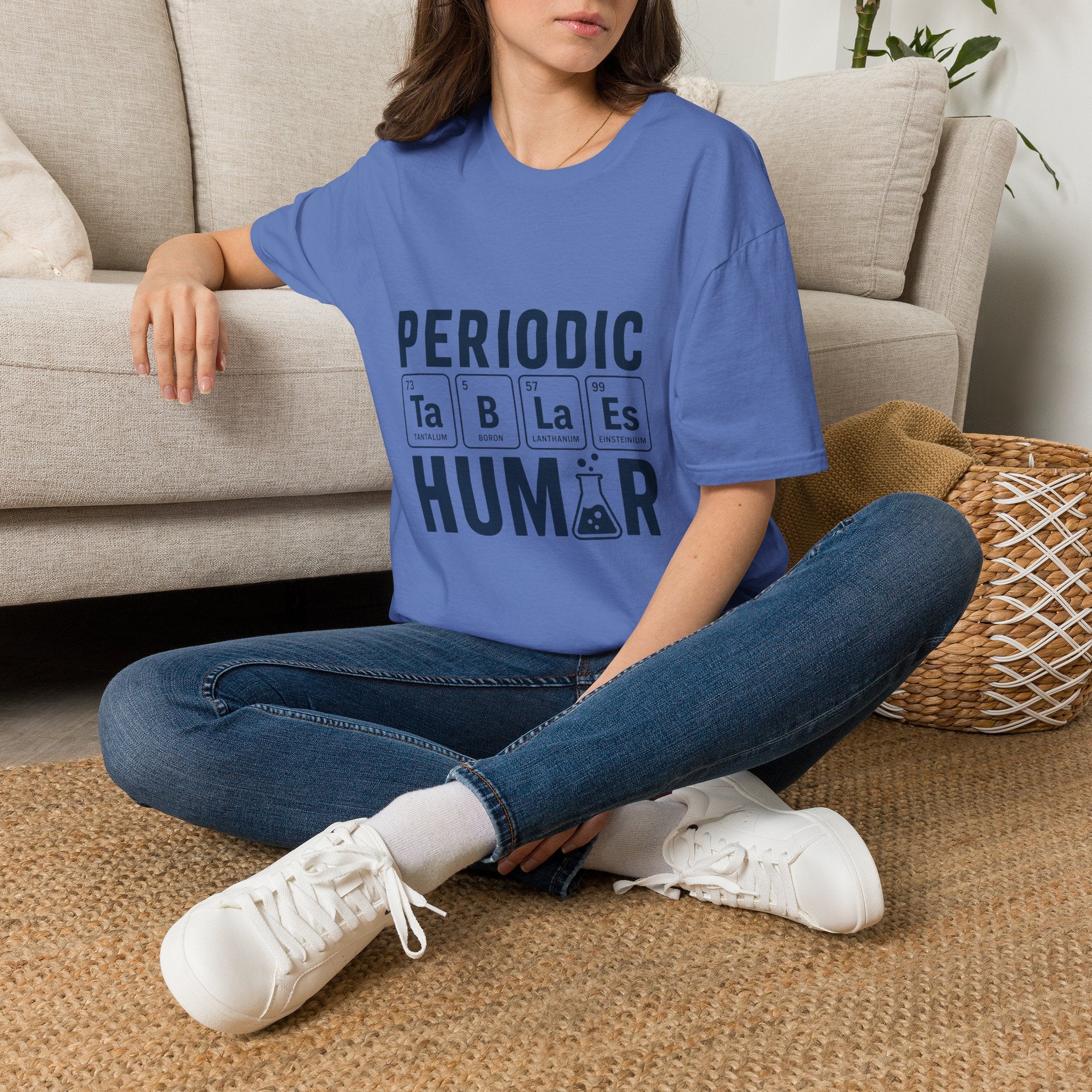 Periodic Tables Humor Graphic Tee (Periodic Human Chemistry Design)
