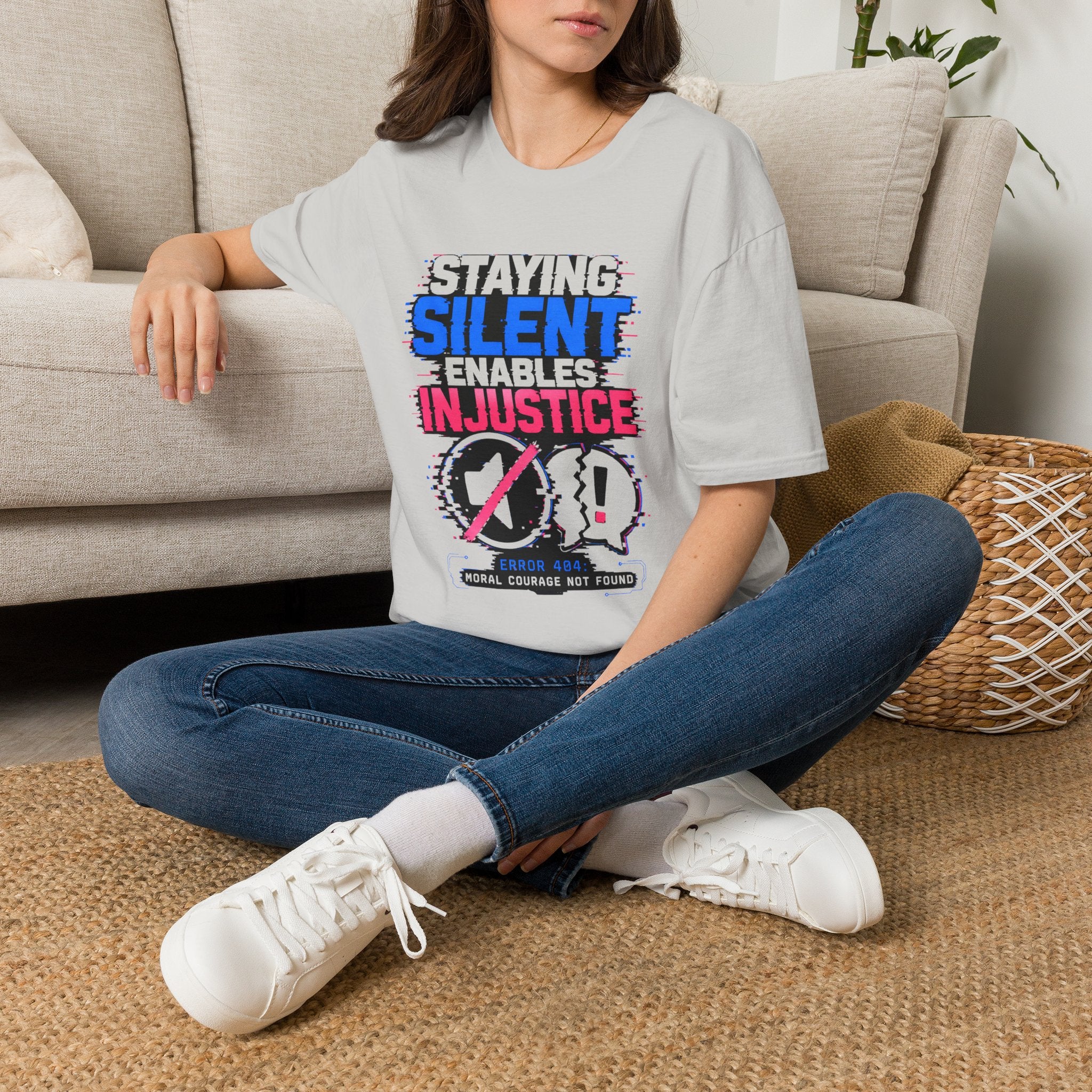 Staying Silent Enables Injustice T-Shirt — Activist Message Tee