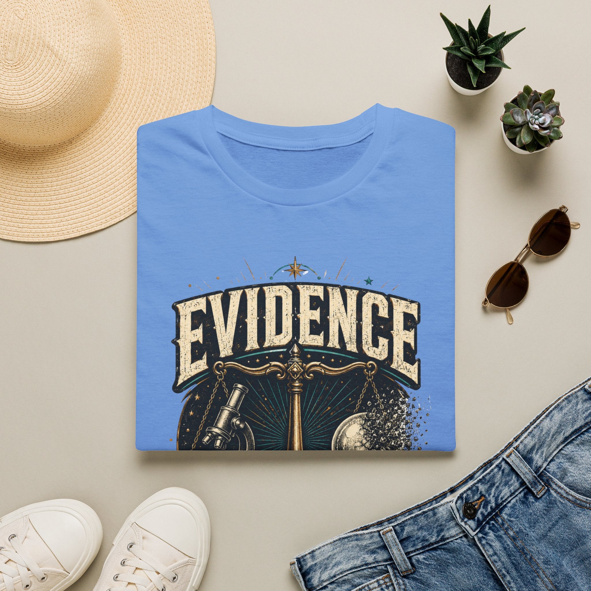 Evidence Over Everything T-Shirt — Forensic & Investigator Tee