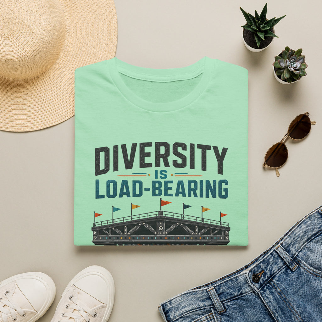 Diversity Is Load-Bearing T-Shirt — Inclusive Strength Graphic Tee