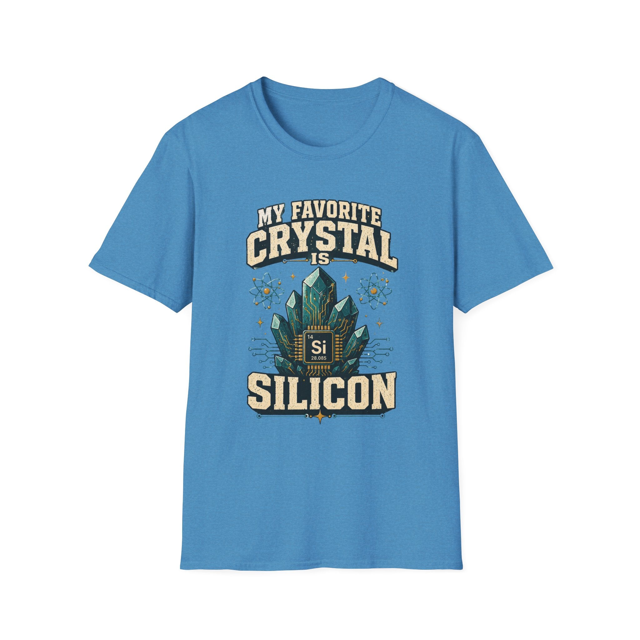 My Favorite Crystal Is Silicon T-Shirt — Science Geek Crystal Tee