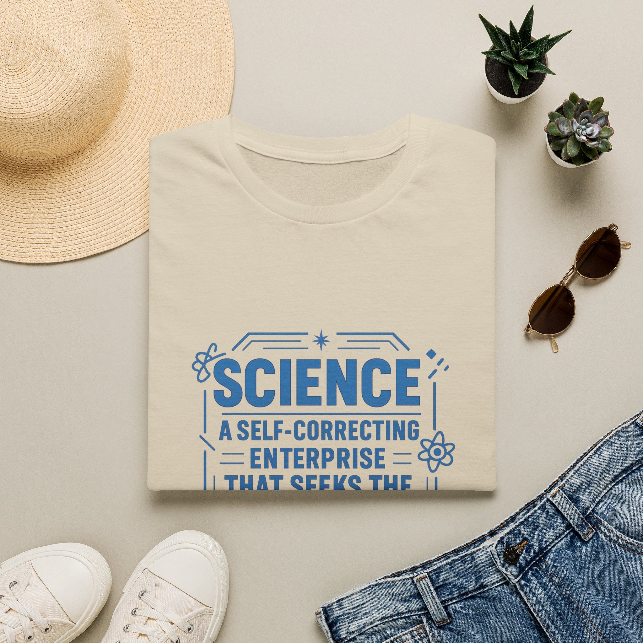 Science T-Shirt — “Science: A Self-Correcting Enterprise That Seeks the Truth”
