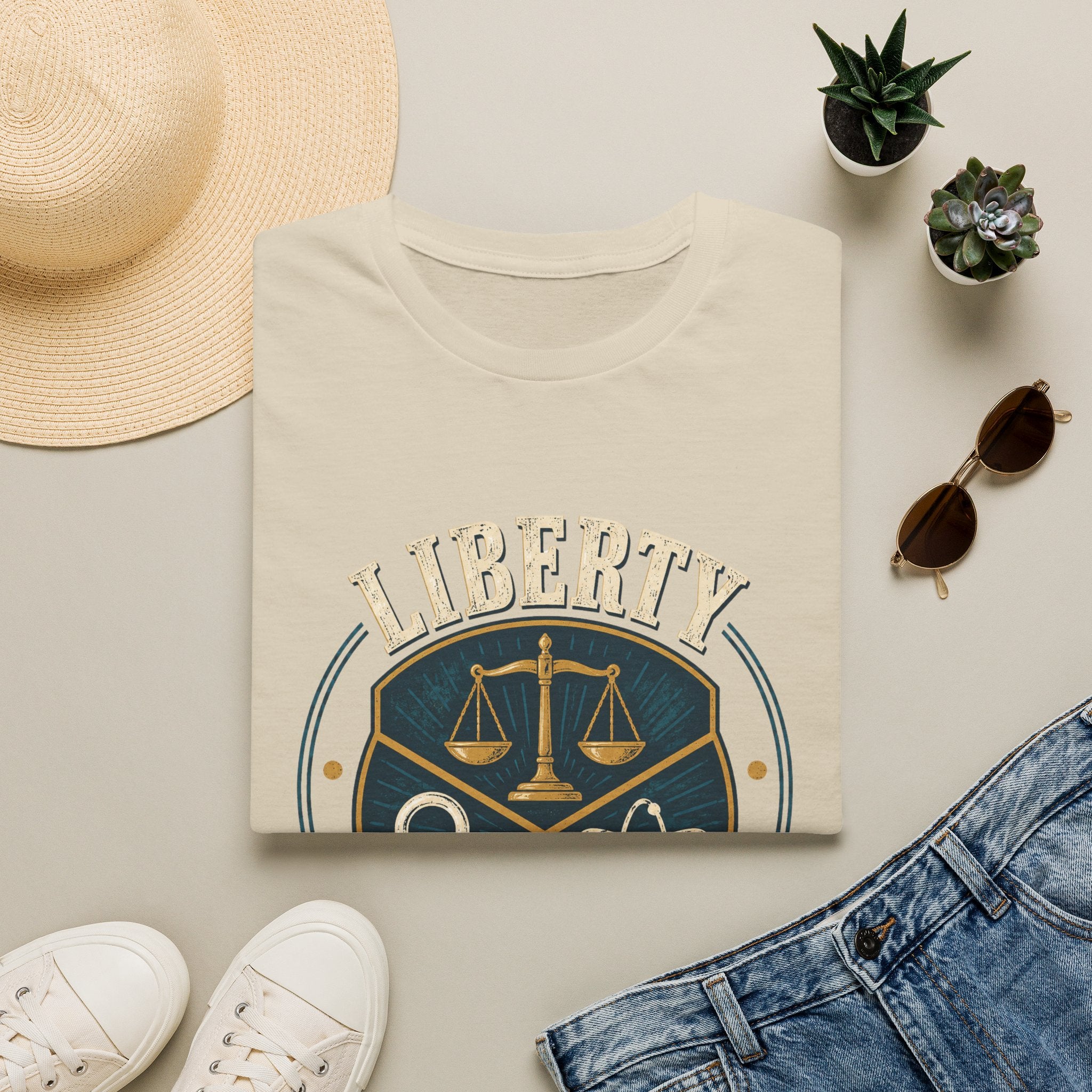 Liberty Scales T-Shirt — Equality • Reality Graphic Tee