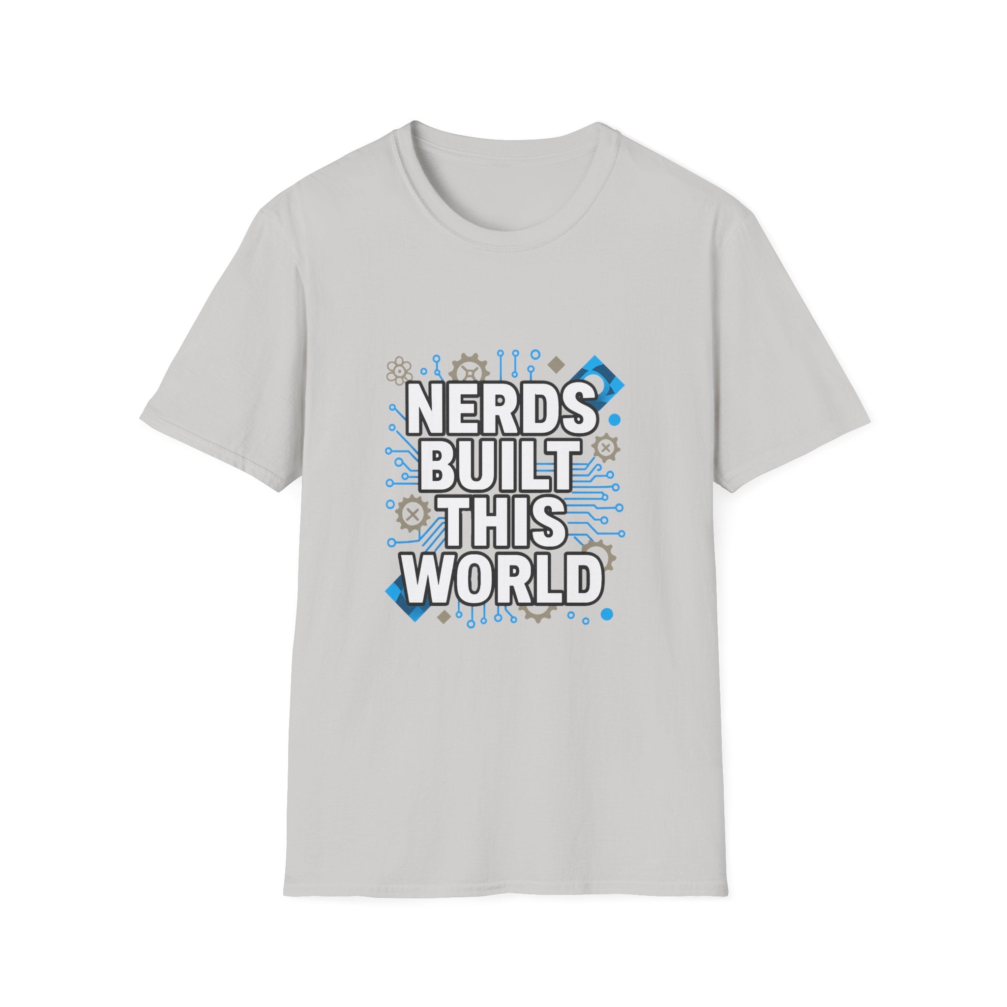 Nerds Built this World Unisex Softstyle T-Shirt