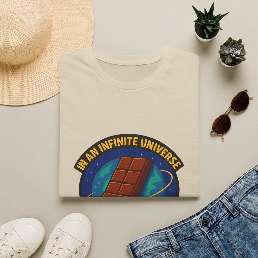 "In an Infinite Universe This Is the Only Planet With Chocolate" Graphic Tee