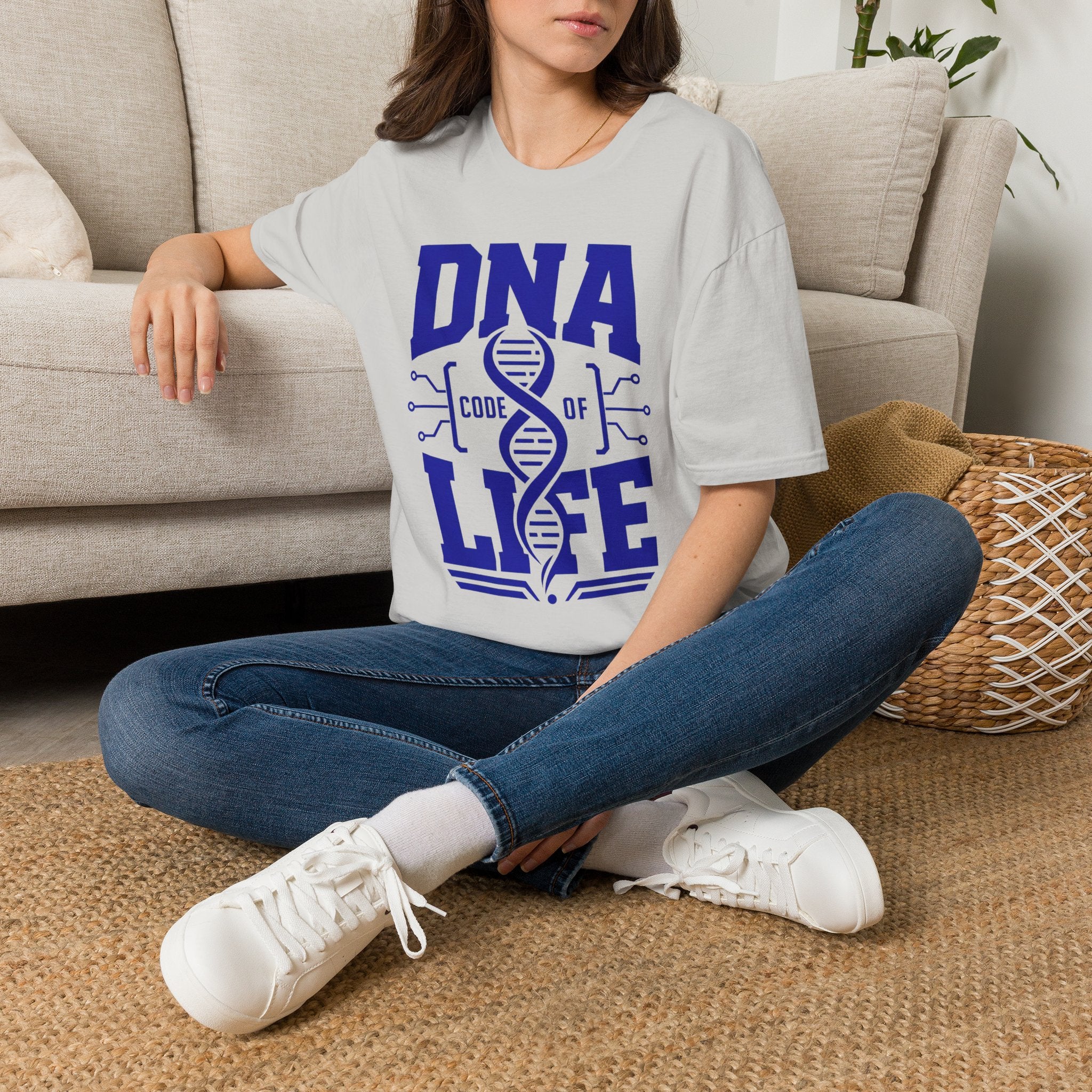 DNA Code of Life T-Shirt — Genetics Science Graphic Tee