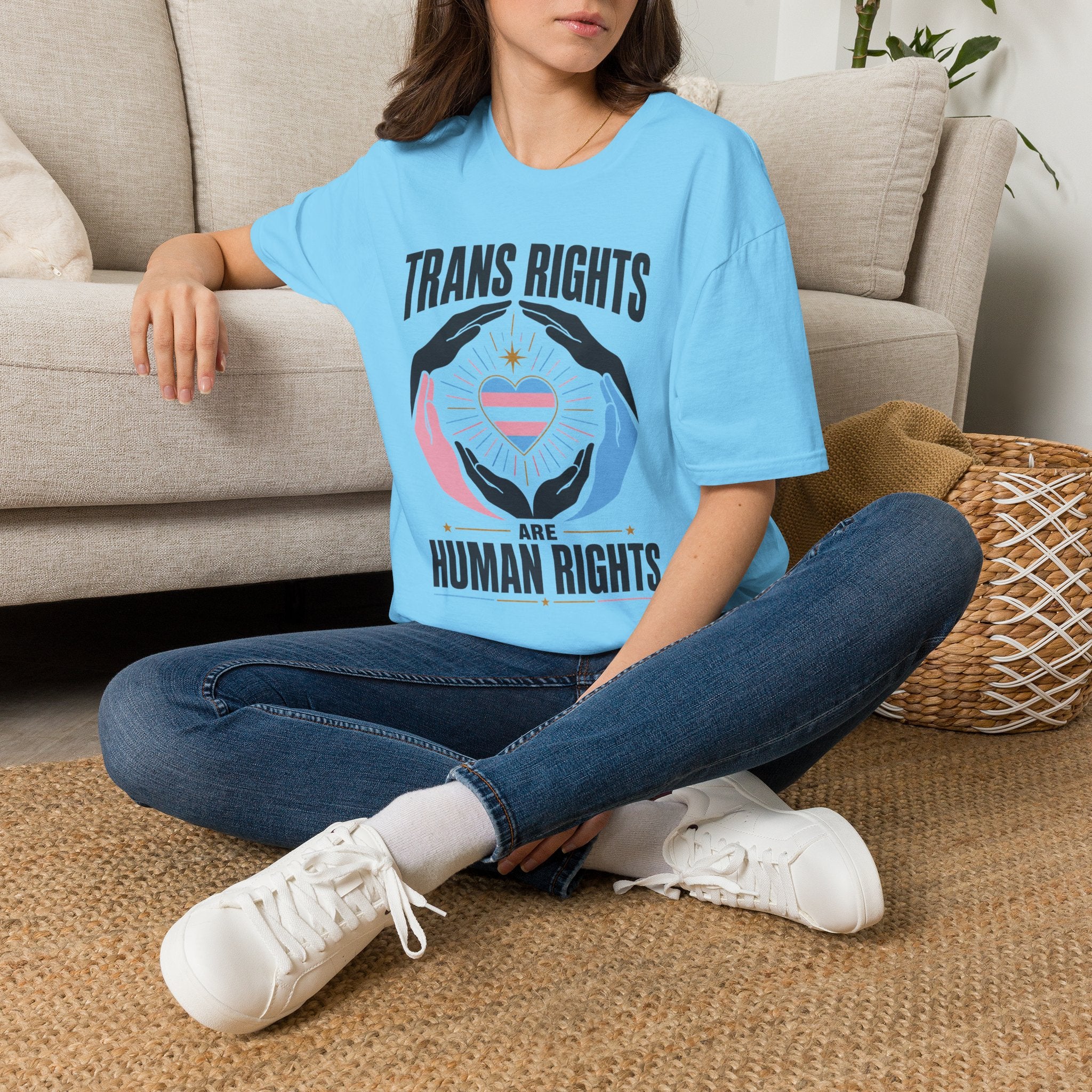 Trans Rights T-Shirt — "Trans Rights Are Human Rights" Pride Tee