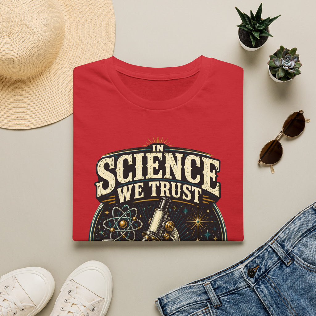 Science We Trust T-Shirt – Question Everything Graphic Tee
