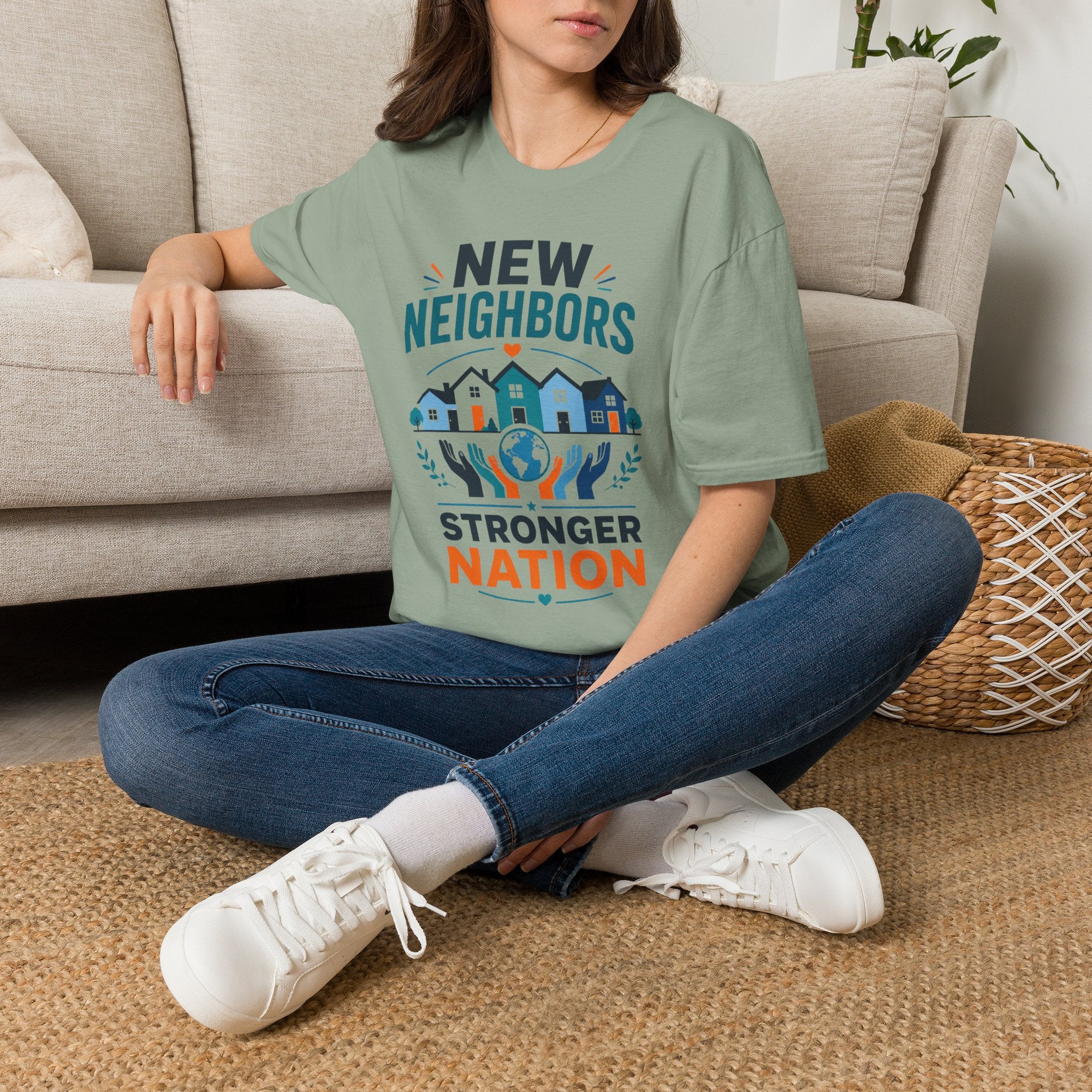 New Neighbors T-Shirt — Neighborhood Welcome & Community Unity Tee