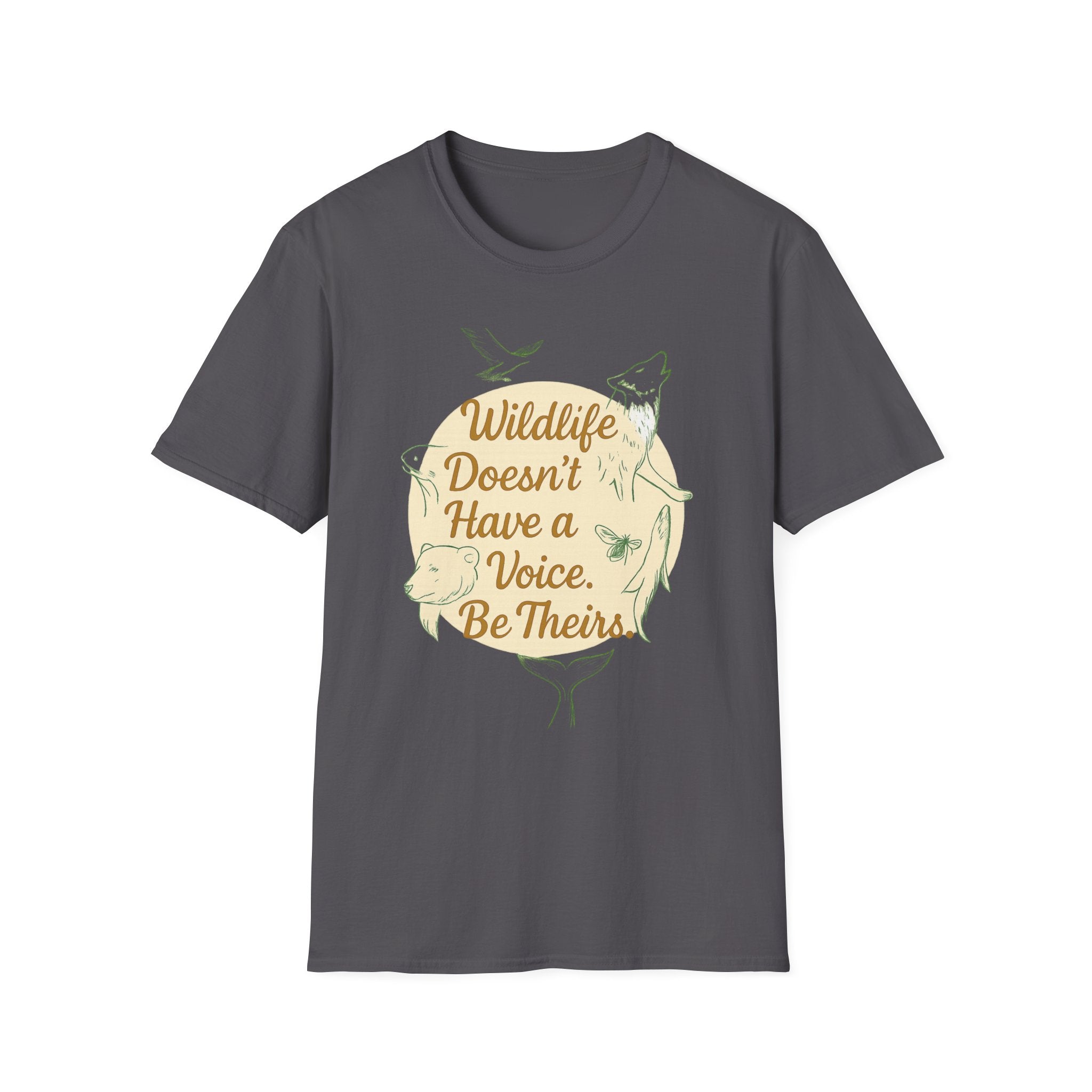 Wildlife Doesn't have a Voice Unisex Softstyle T-Shirt