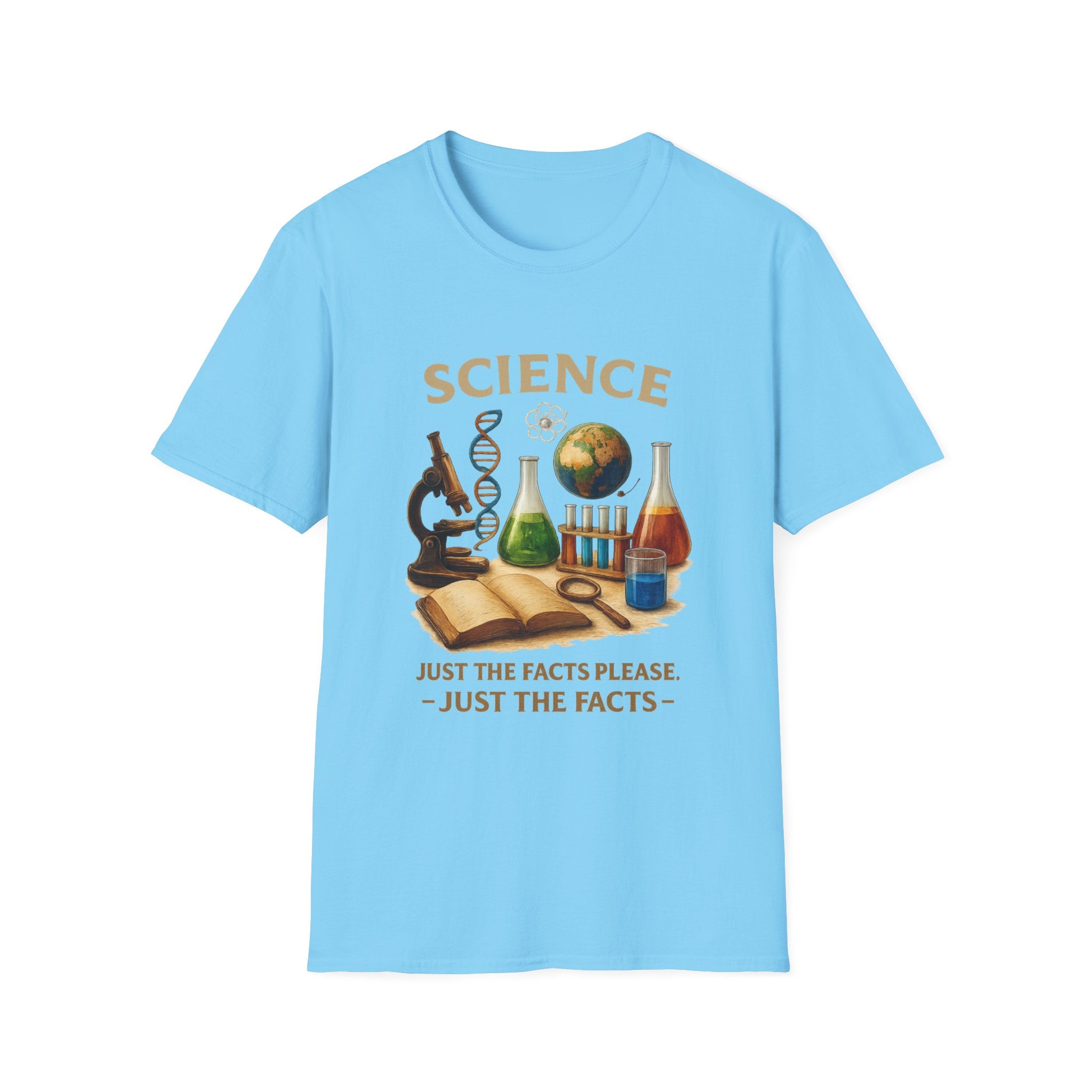 Science Just the Facts Unisex Softstyle T-Shirt