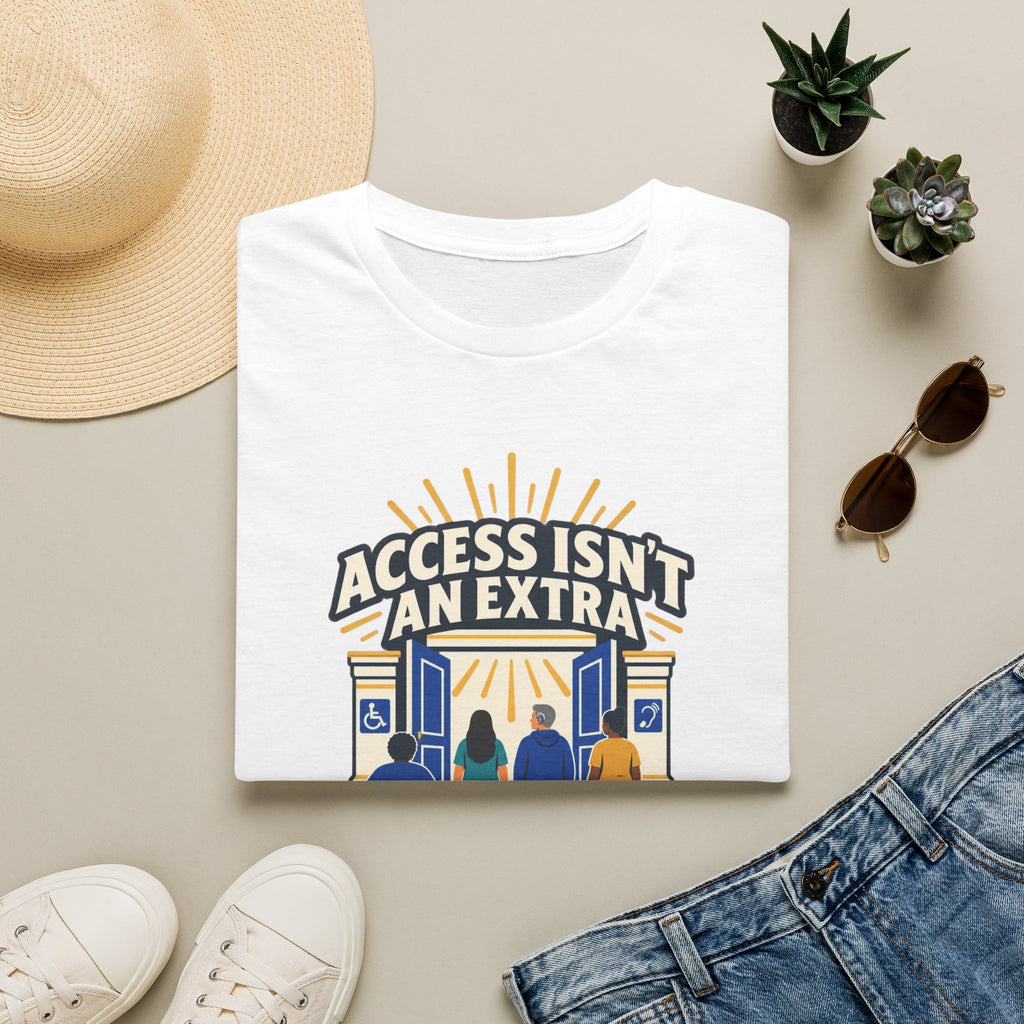 Access Isn't An Extra T-Shirt — "Design for Everyone" Accessibility Tee