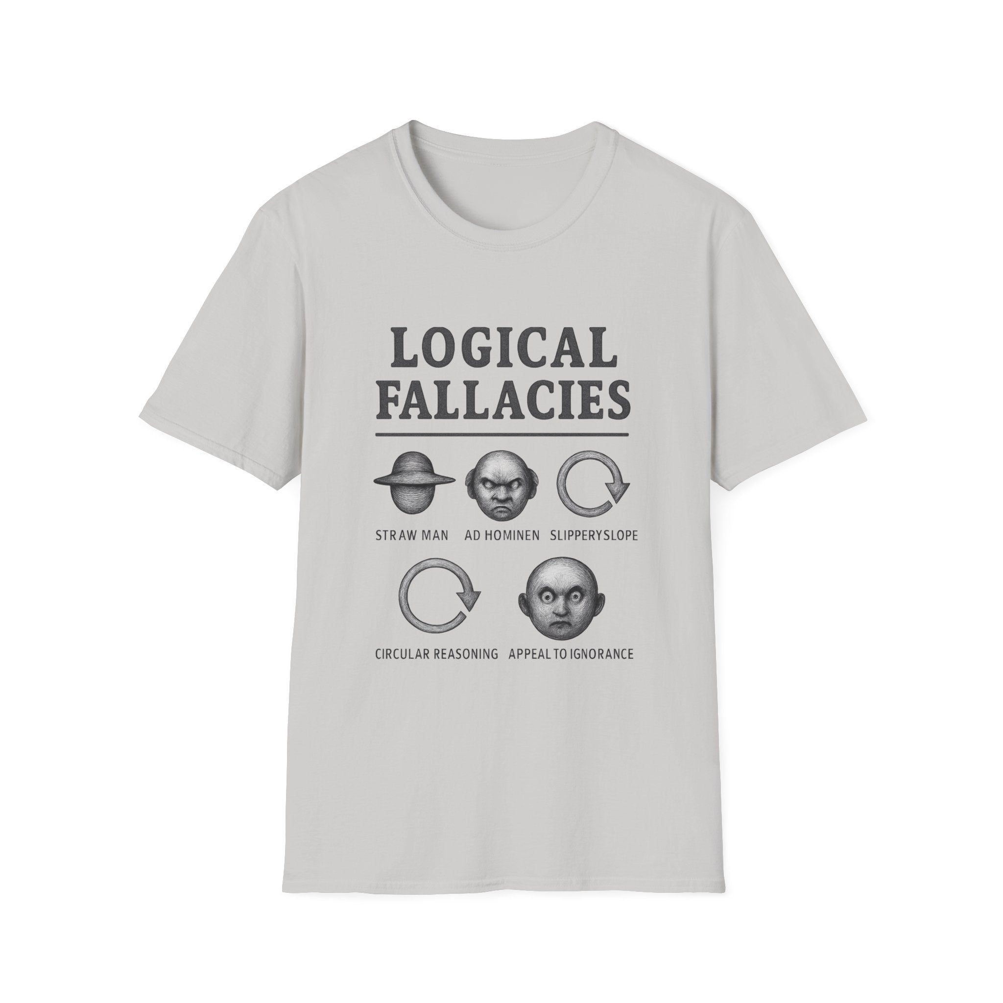 Logical Fallacies Unisex Softstyle T-Shirt