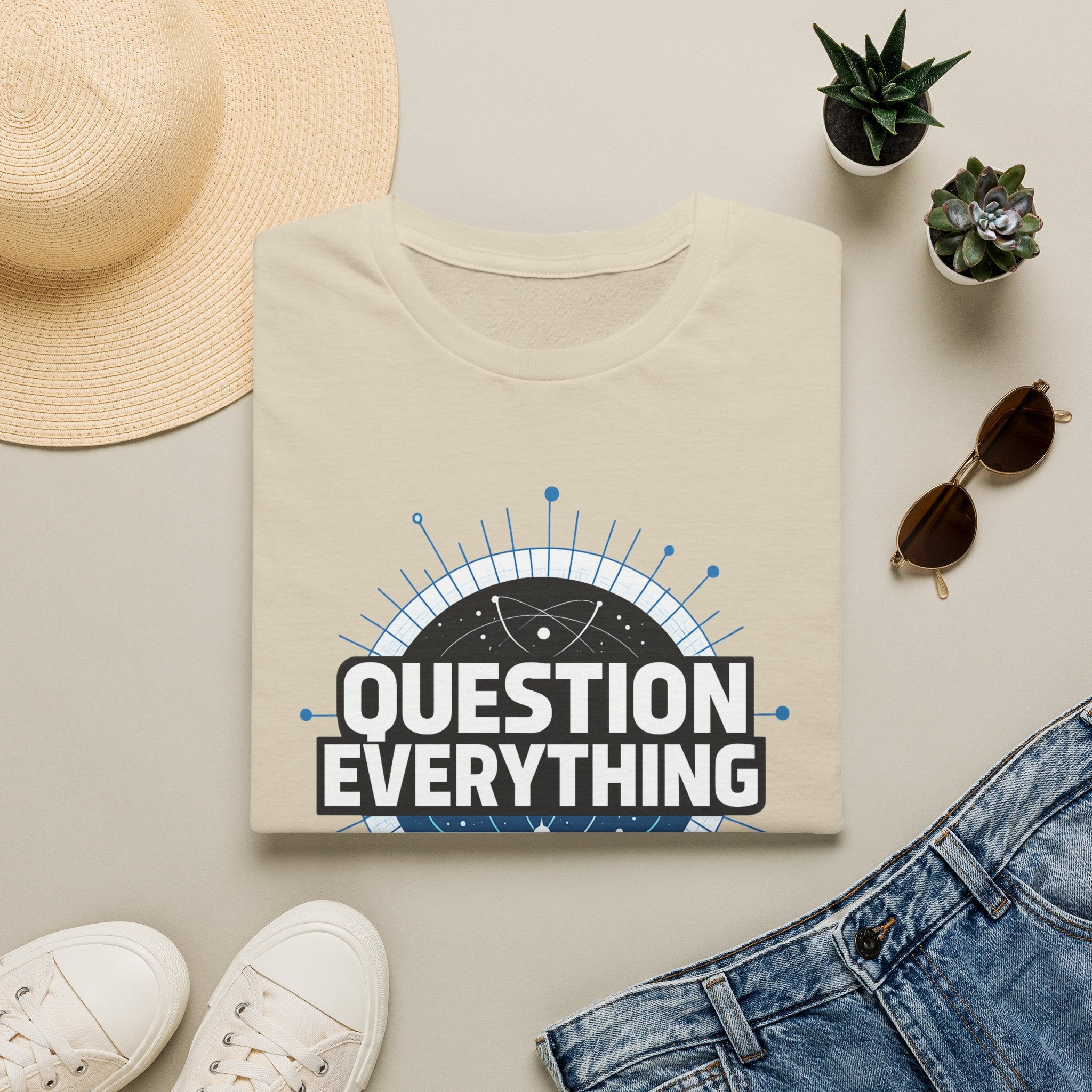 Question Everything T-Shirt — Skeptic Science Graphic Tee
