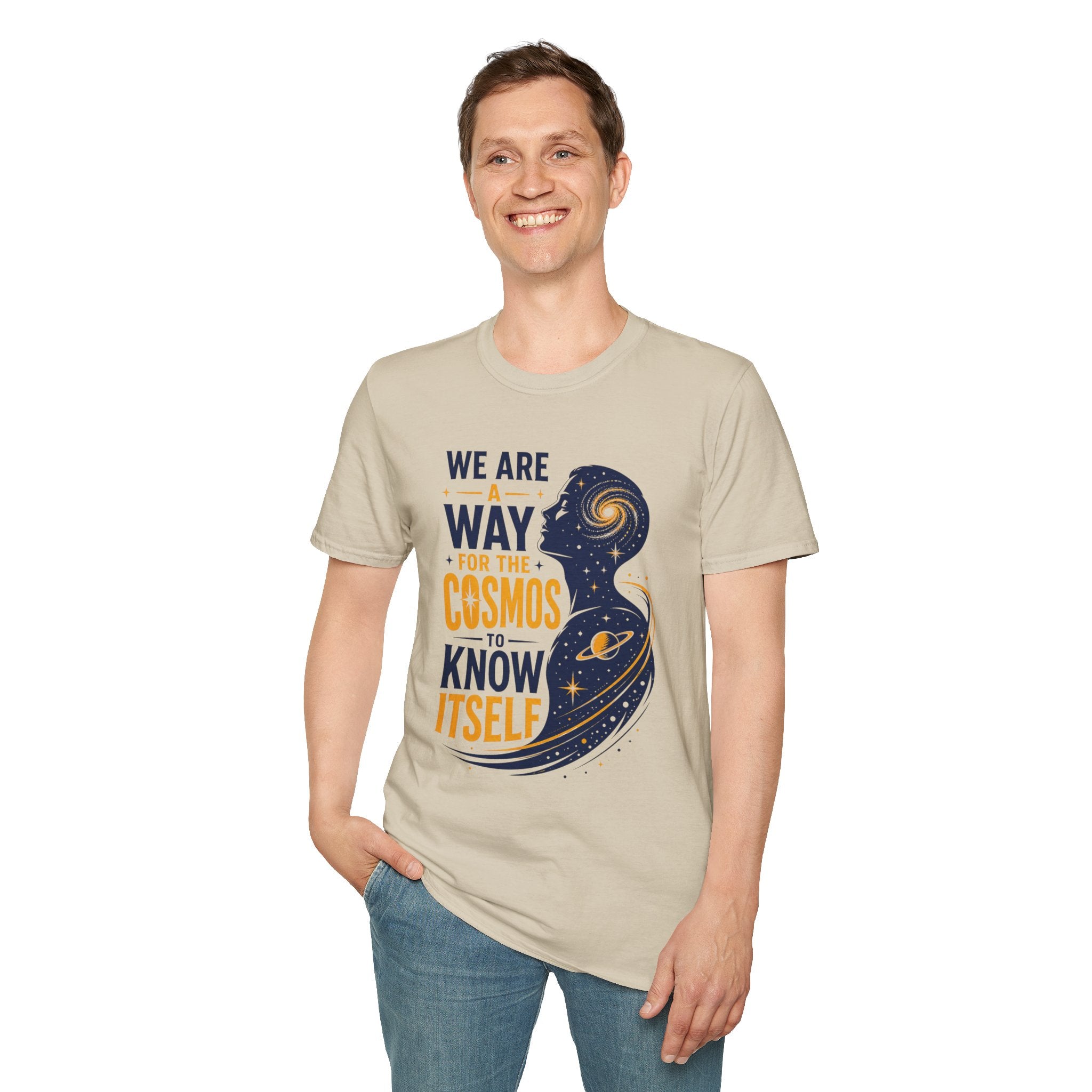 Cosmos Quote T-Shirt — "We Are A Way For The Cosmos To Know Itself"