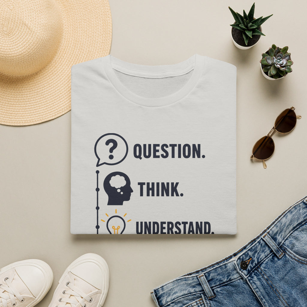 Question. Think. Understand. Get the Facts First T-Shirt