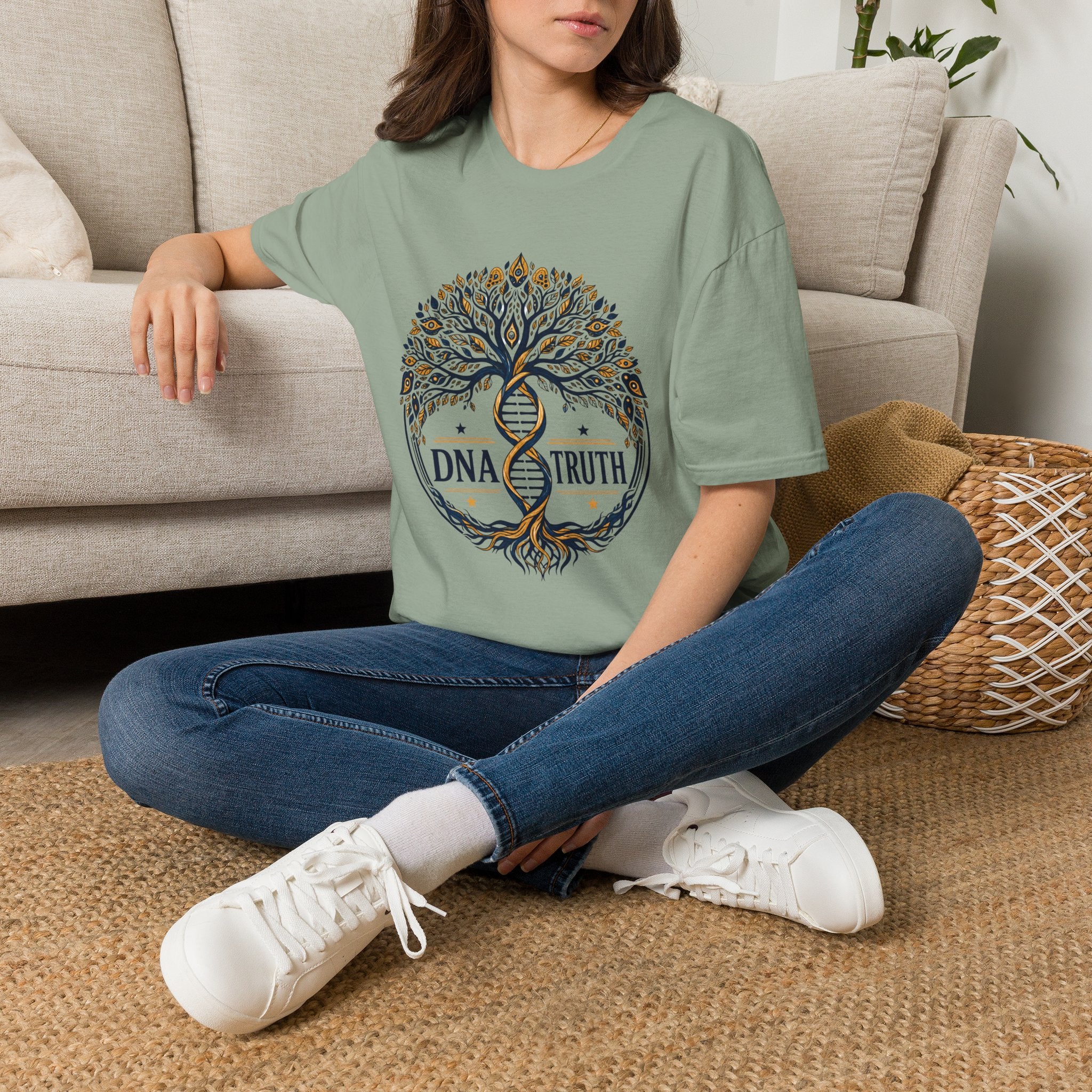 DNA Truth Tree T-Shirt — Genetic Roots Graphic Tee